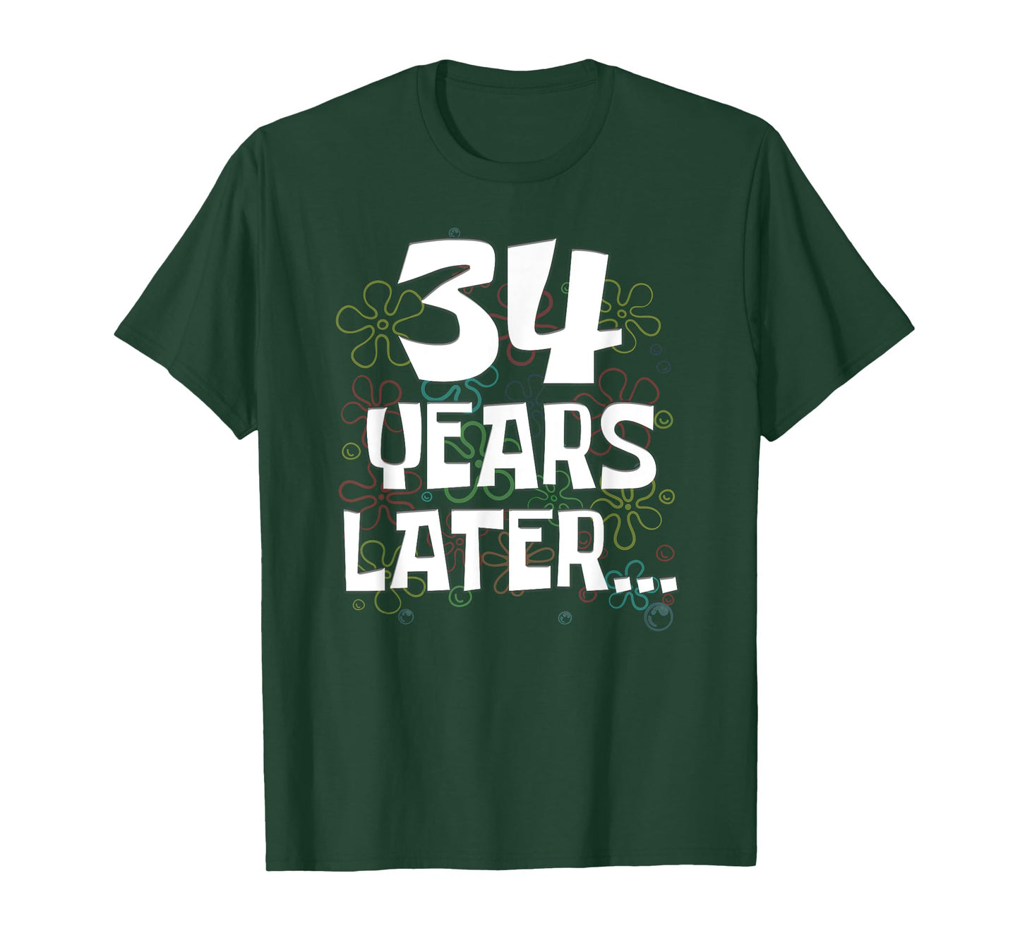34 Years Later Funny Meme 34 Year Old 34th Birthday T-Shirt