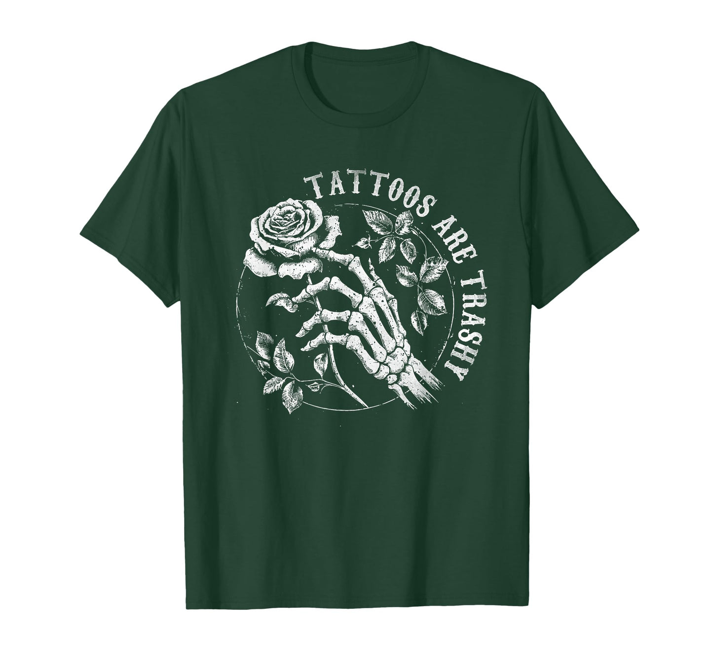 Tattoos Are Trashy Vintage Y2K Joke T-Shirt