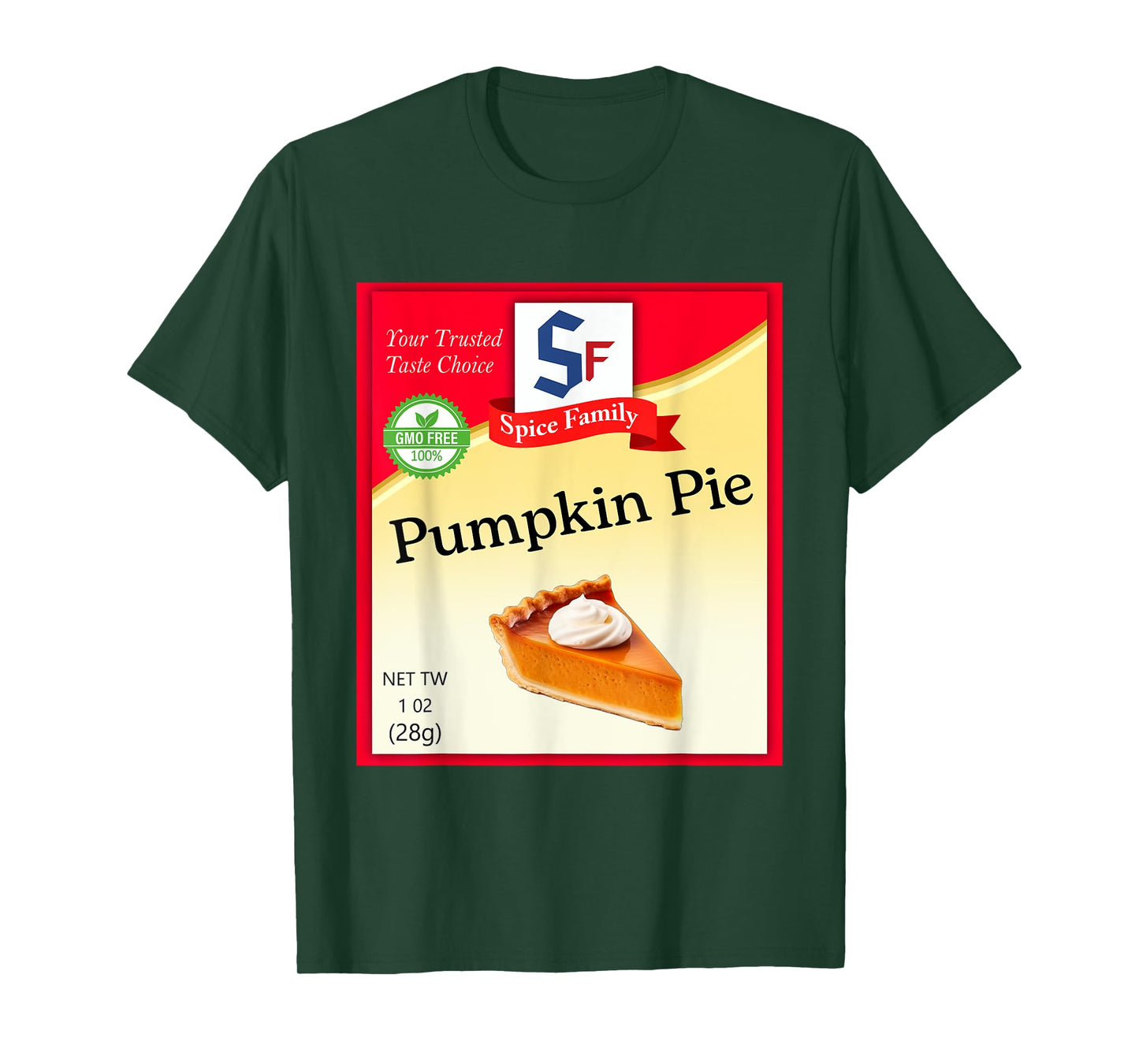 Pumpkin Pie Condiment Costume Holiday Spice Costumes T-Shirt