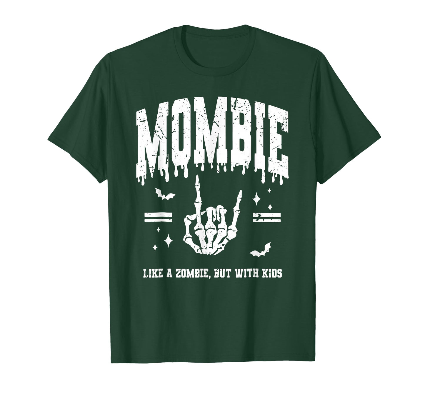 Halloween Mombies Like A Zombie But with Kids Funny Mom T-Shirt