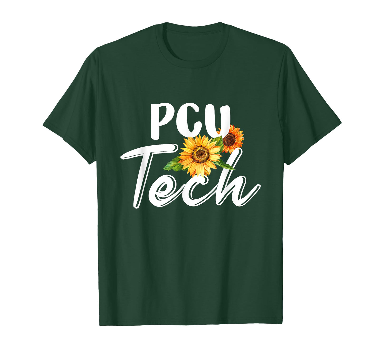 Cute PCU Tech With Sunflower Vintage T-Shirt