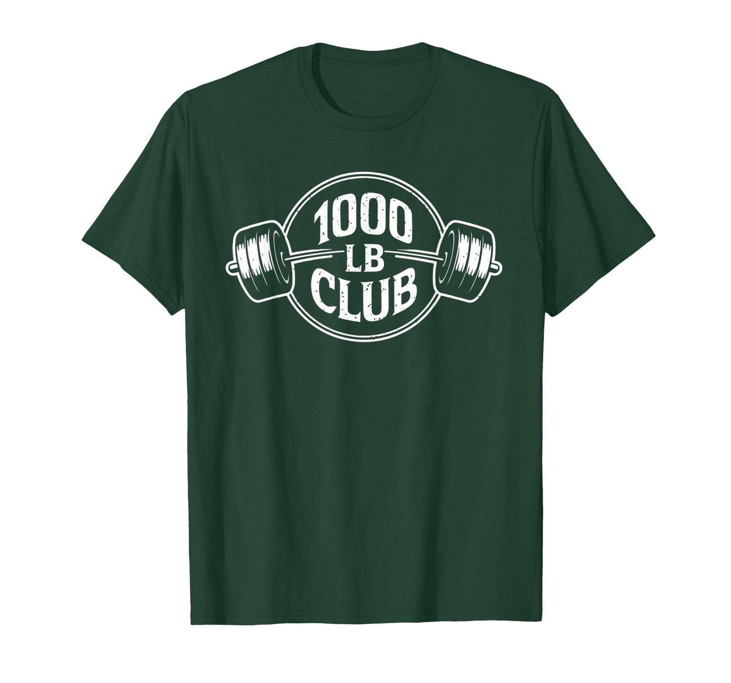 1000 LB Pound Club Strong Gym Weightlifting and Powerlifting T-Shirt