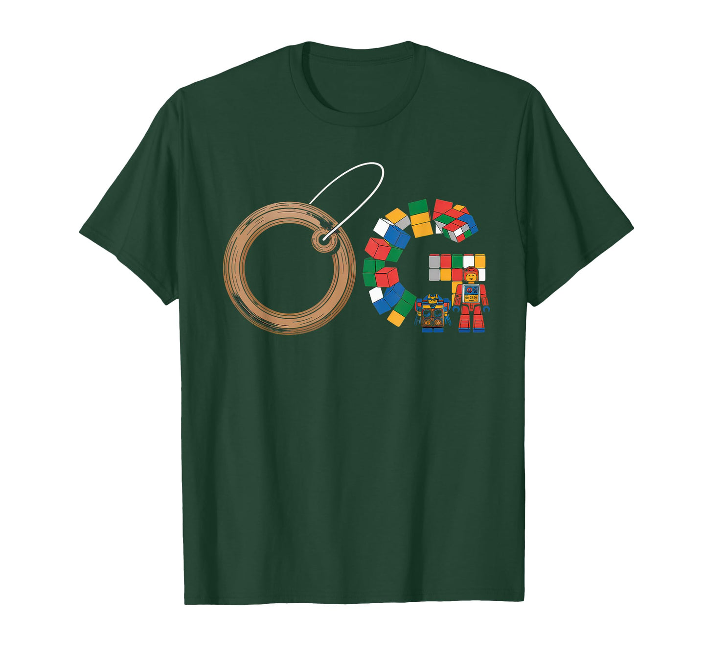 Old School OG Tshirt Hip Hop Vinyl CDs Tapes 80s 90s Retro T-Shirt