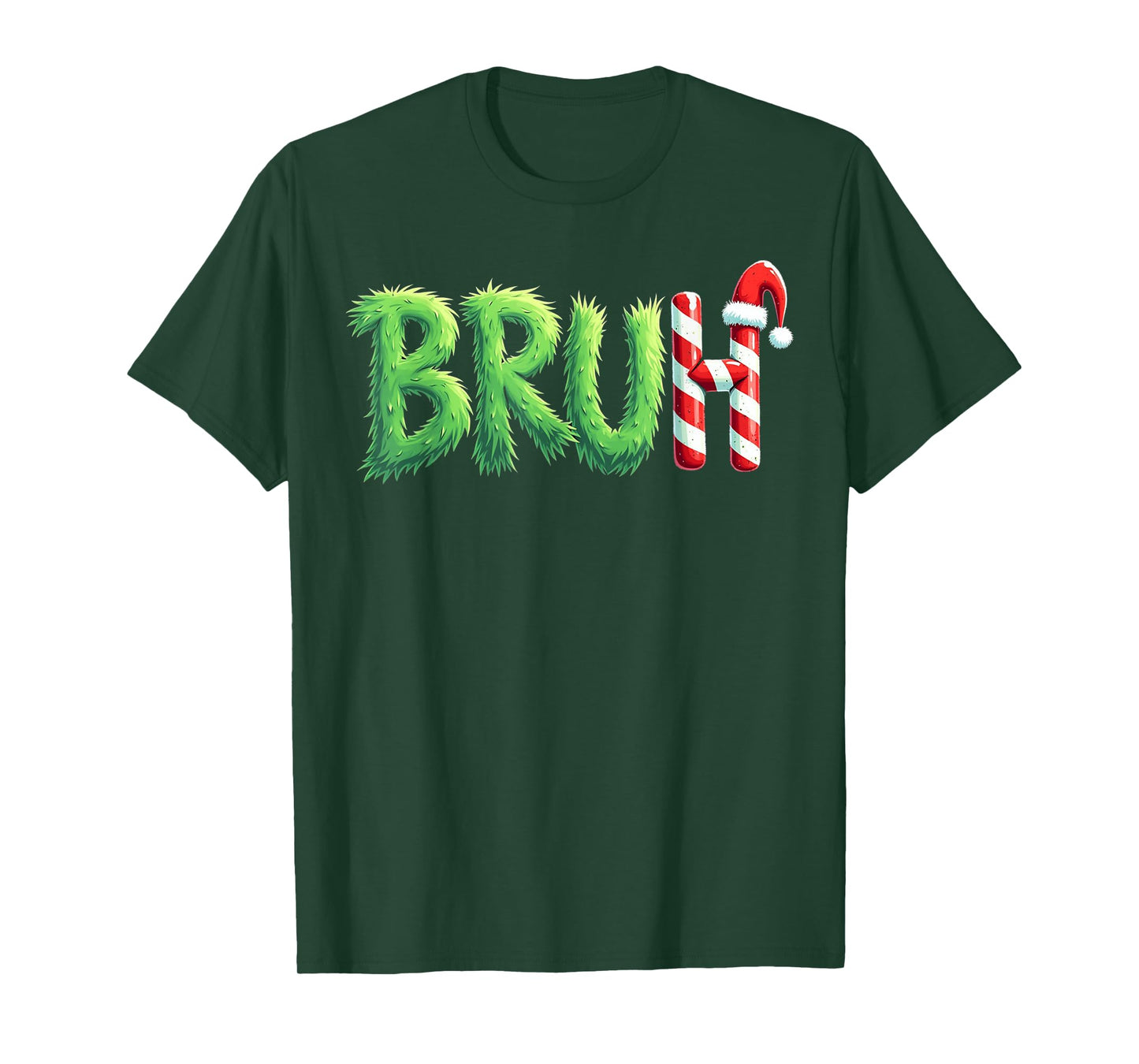 Bruh Christmas Kids Teens Boys Funny Christmas humor Meme T-Shirt