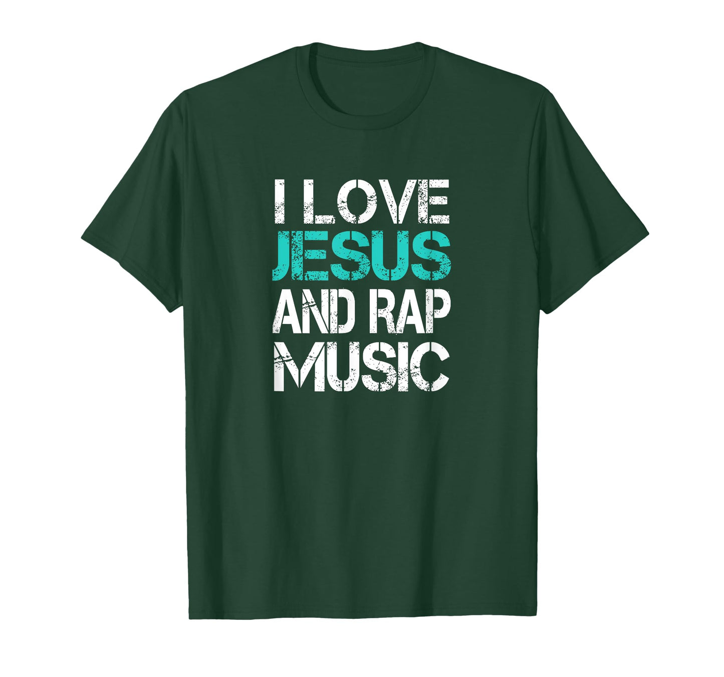 I Love Jesus and Rap Music God Meme Modern Christian Church T-Shirt