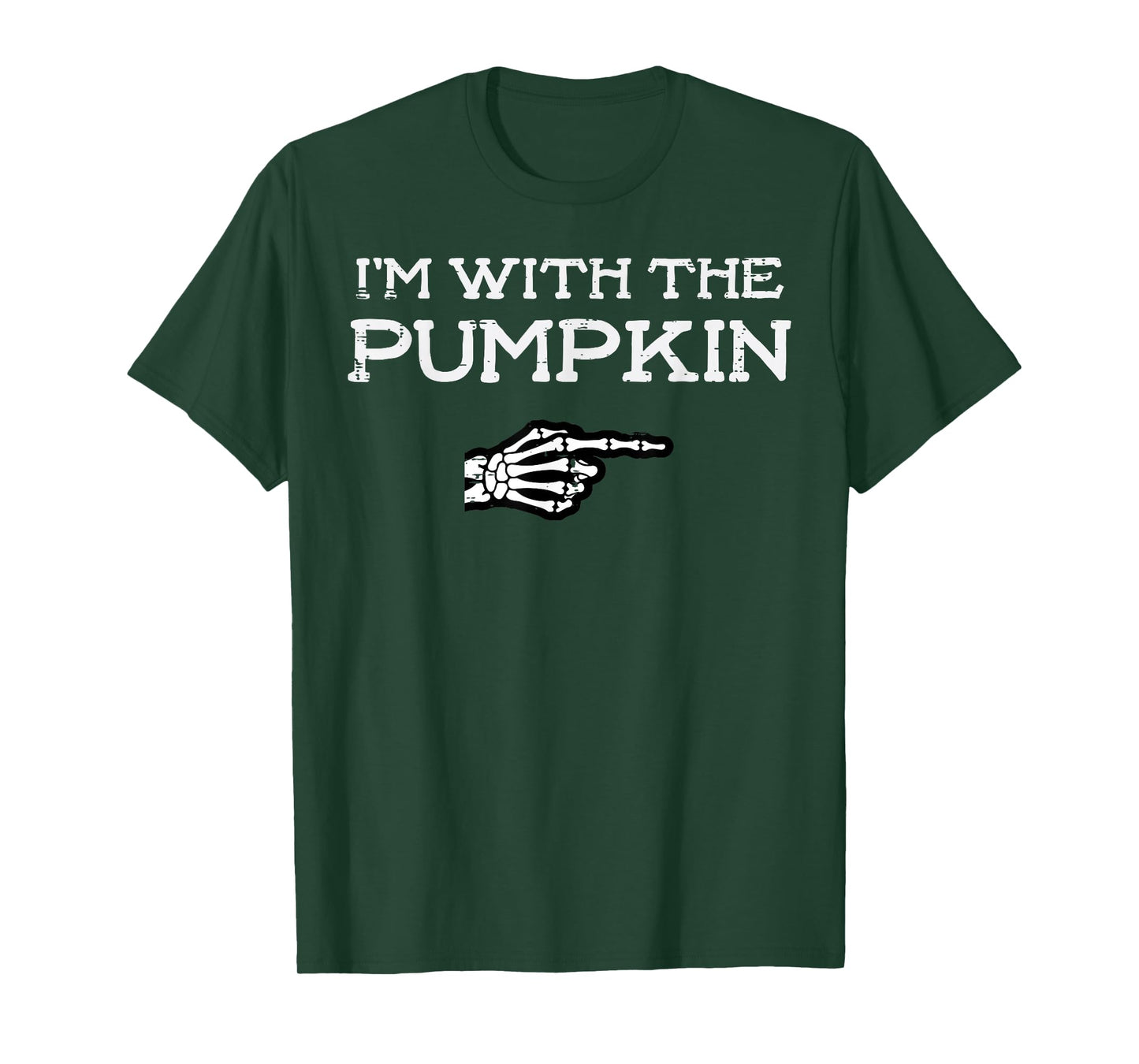 Halloween Match Im with Pumpkin Couple Costume Men Women Kid T-Shirt