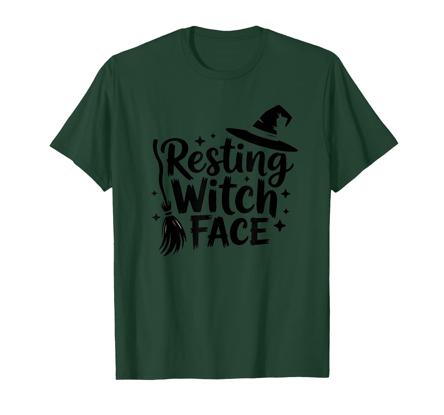 Resting Witch face Halloween T-Shirt