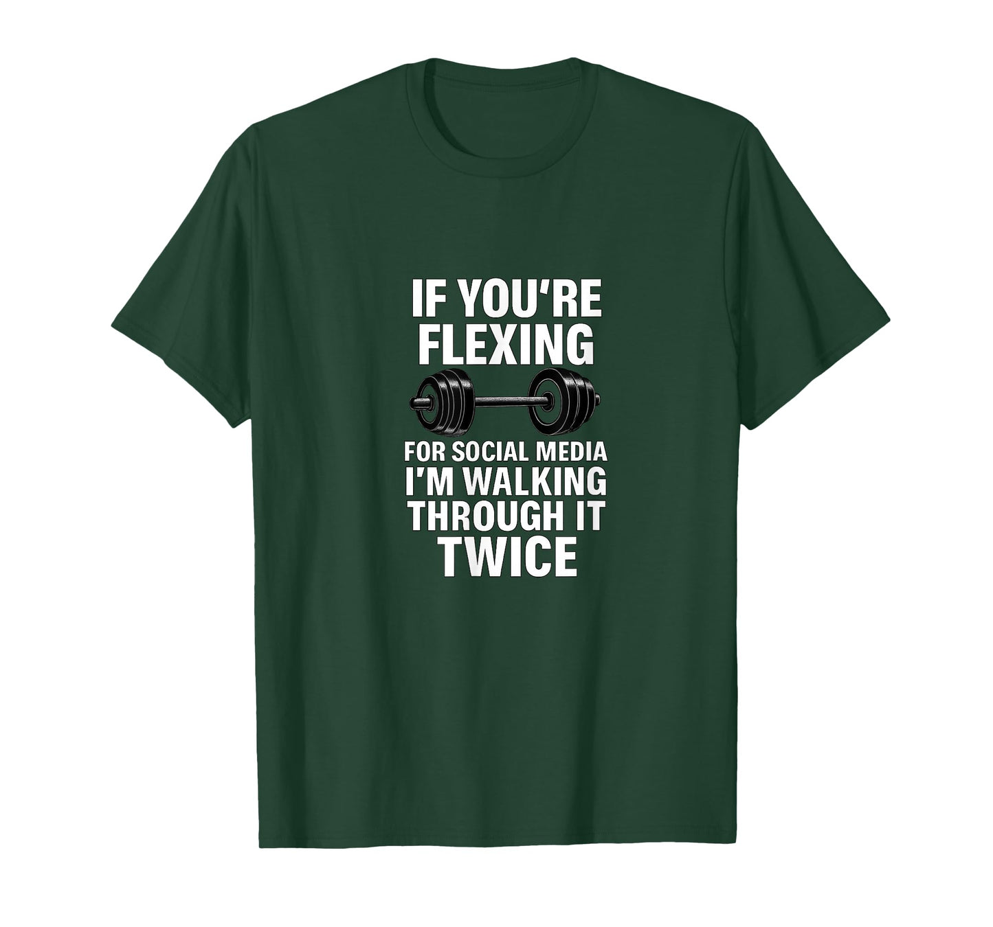 Funny Gym Flexing Workout Bodybuilding T-Shirt
