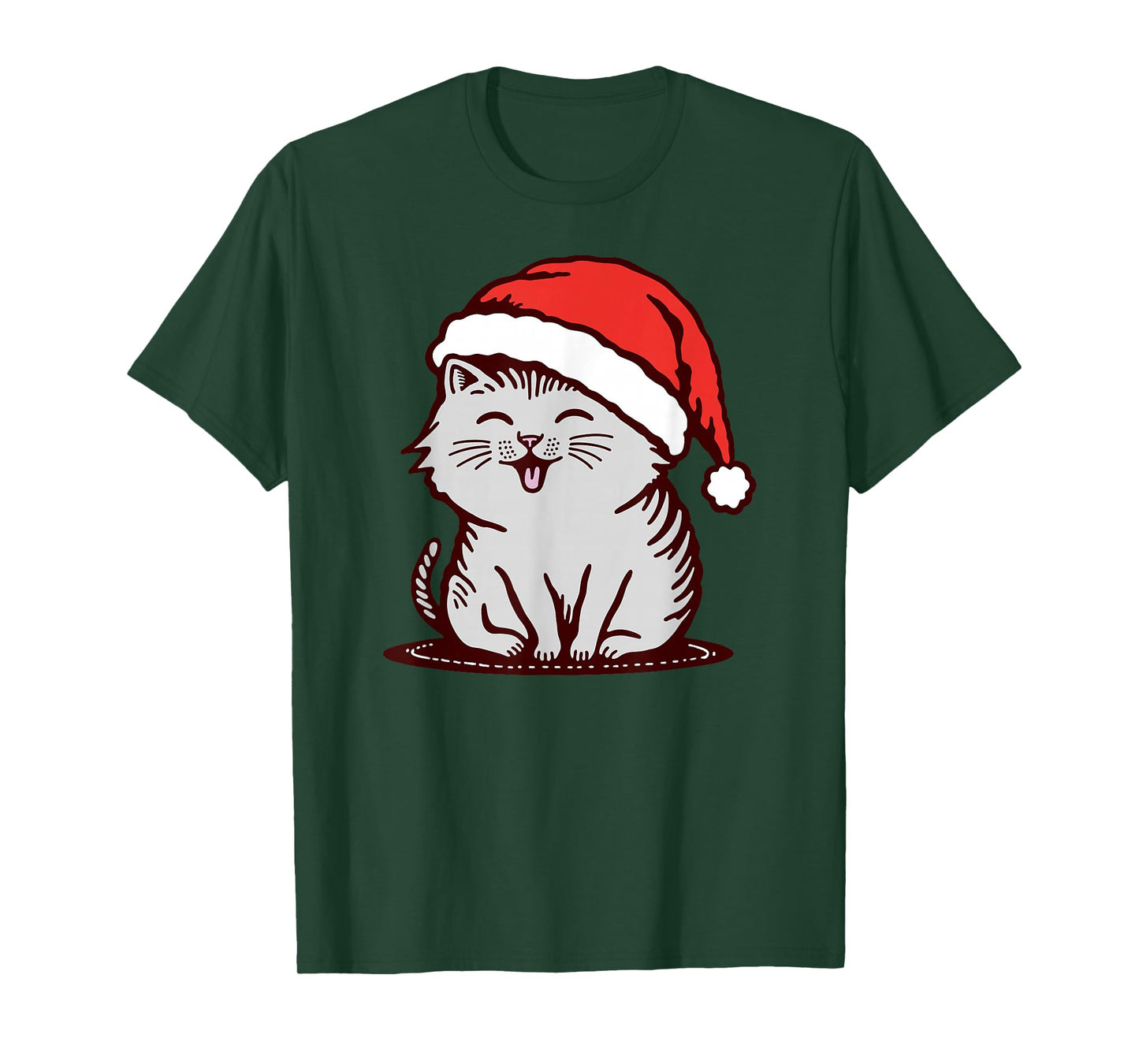 Cat in a Santa hat T-Shirt