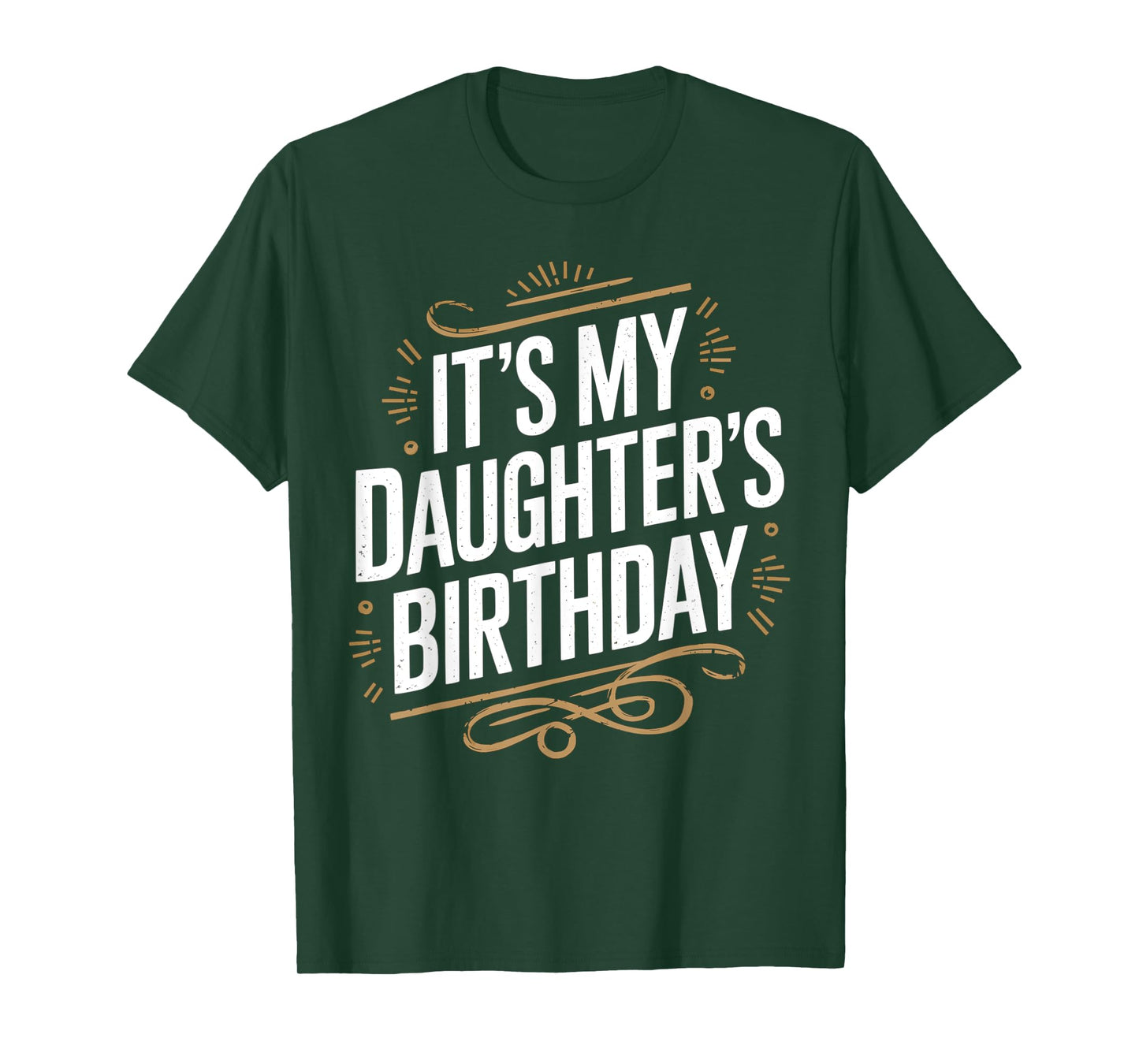 Distressed It's My daughter's Birthday Vintage Men Women Kid T-Shirt