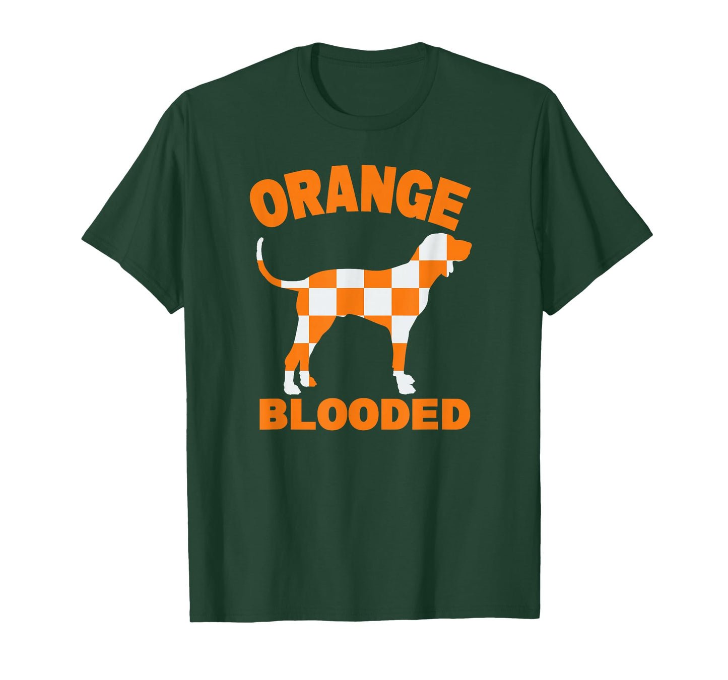 Orange Blooded Tennessee TN State Pride Hound Native Home T-Shirt