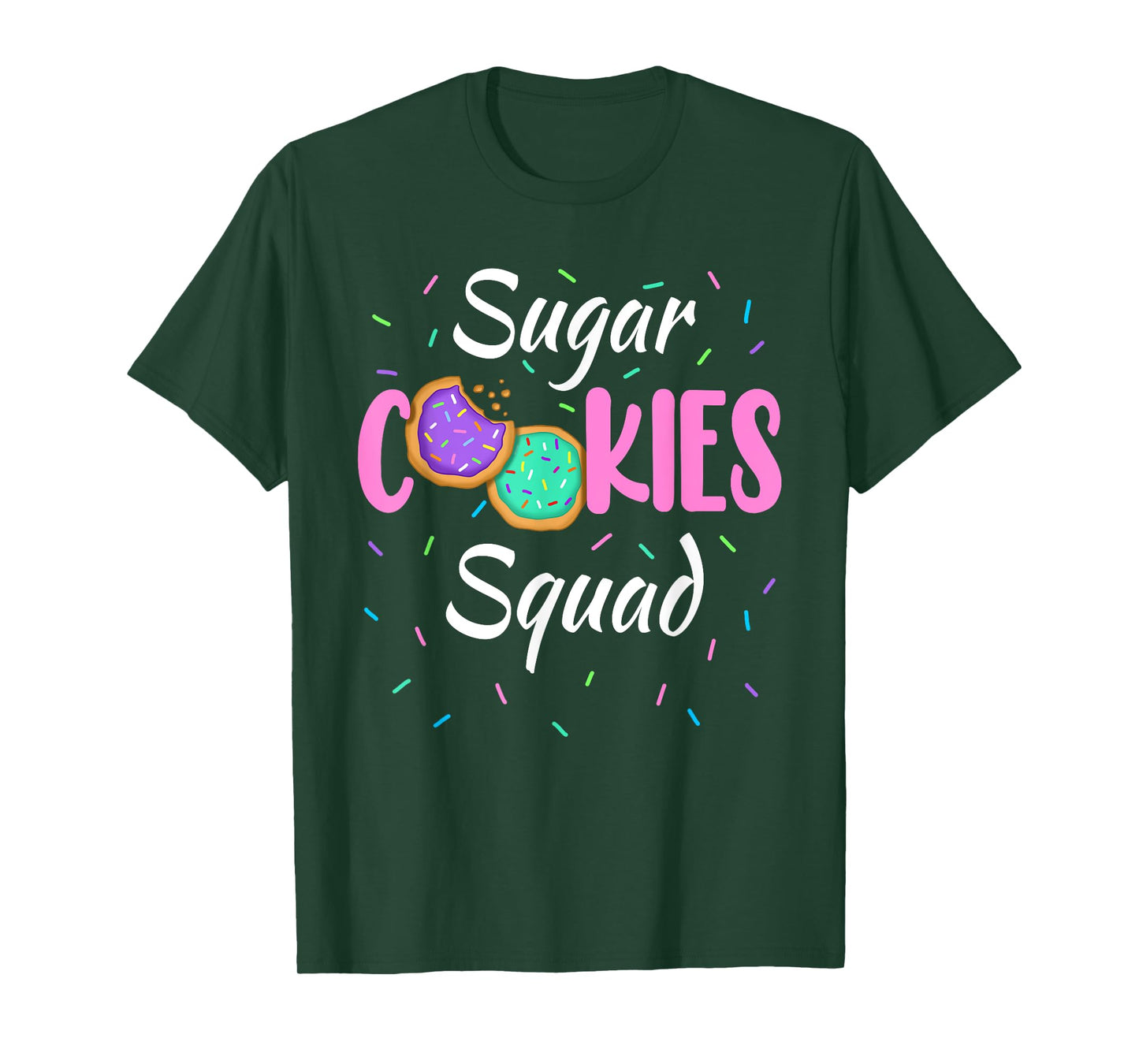 Cute Sugar Cookies Squad Team Sprinkles Family Matching T-Shirt