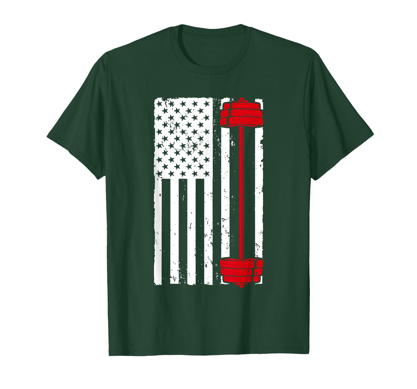 Funny Barbell Art For Men Women Weightlifting Fitness Lovers T-Shirt