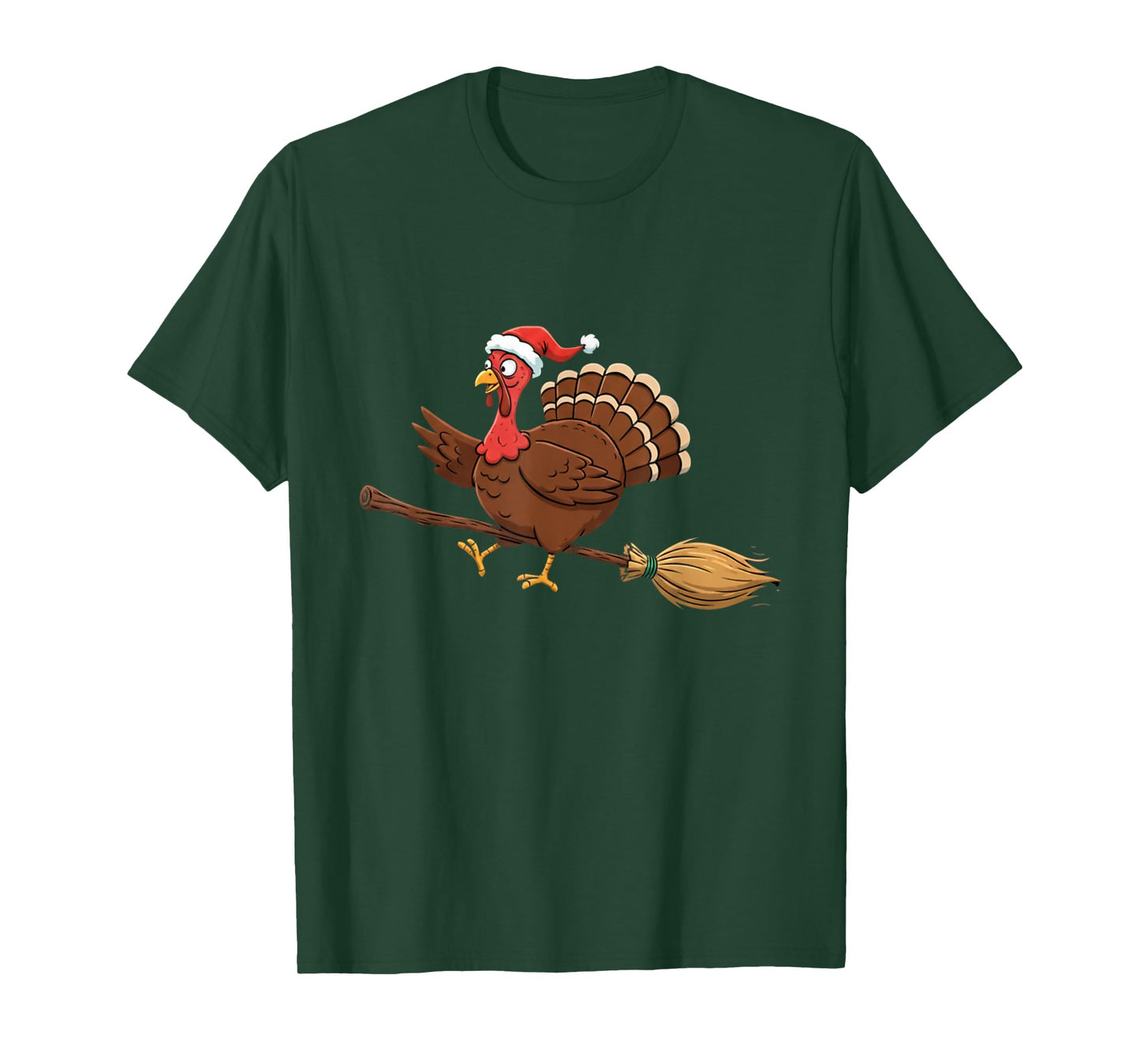 Holiday Mashup Turkey Funny Thanksgiving Halloween Christmas T-Shirt