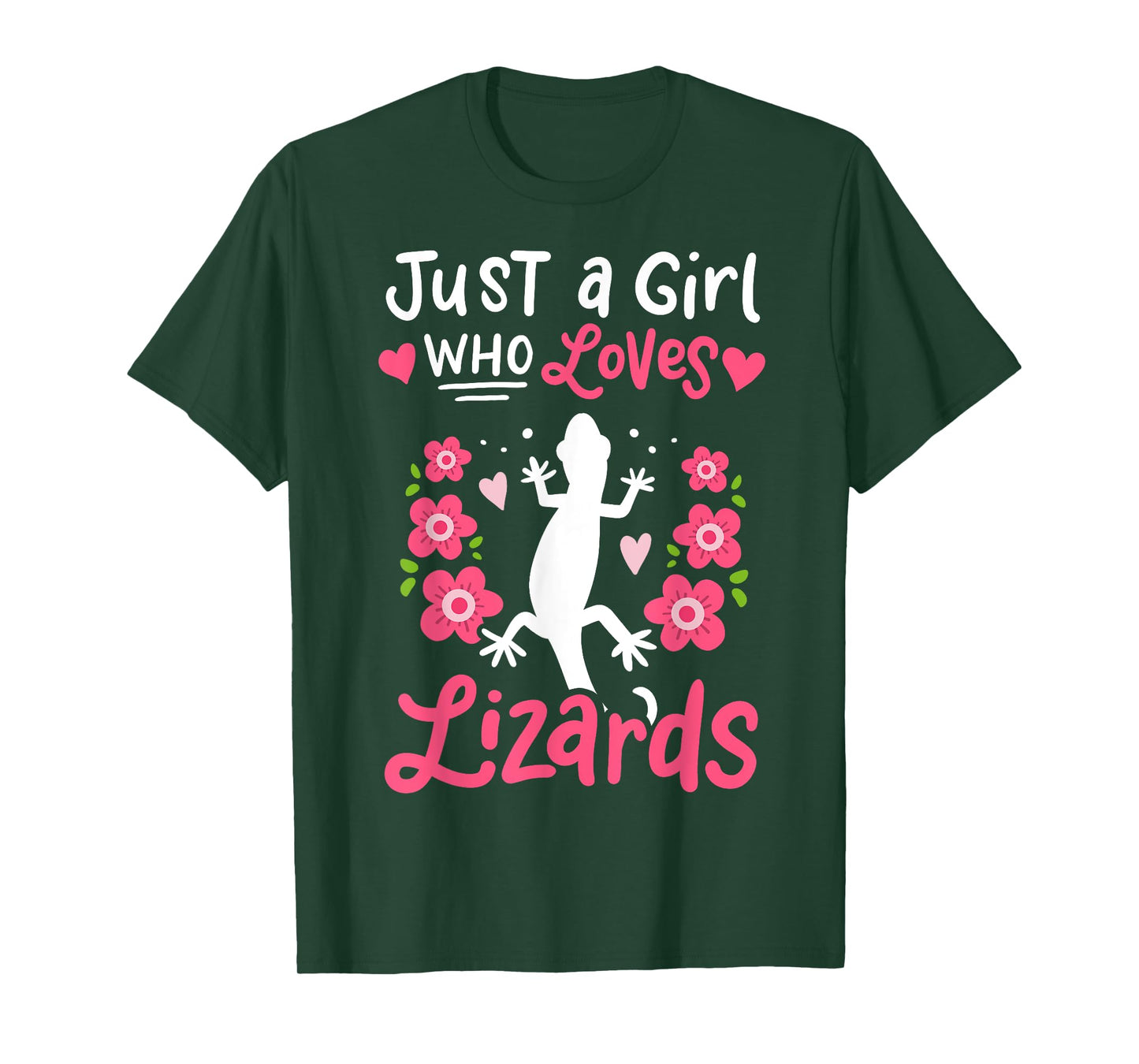 Lizard Just A Girl Who Loves Lizards Gift T-Shirt