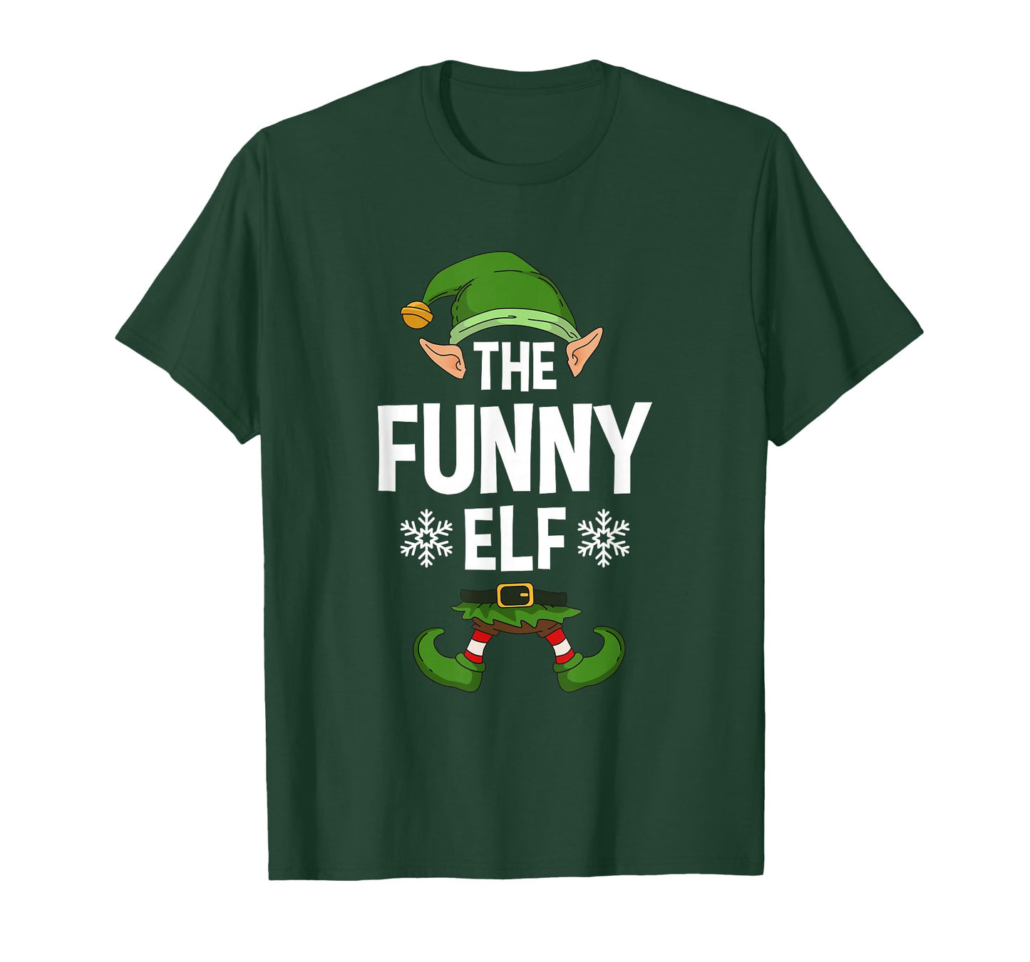 The Funny Elf Party Family Group Matching X-Mas Saying T-Shirt