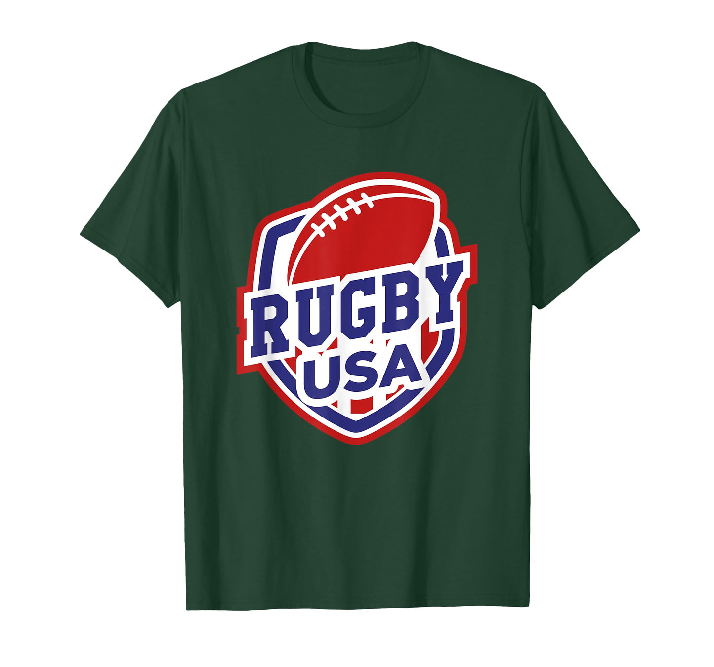 Rugby USA Support the Team Shirt Football USA Flag T-Shirt