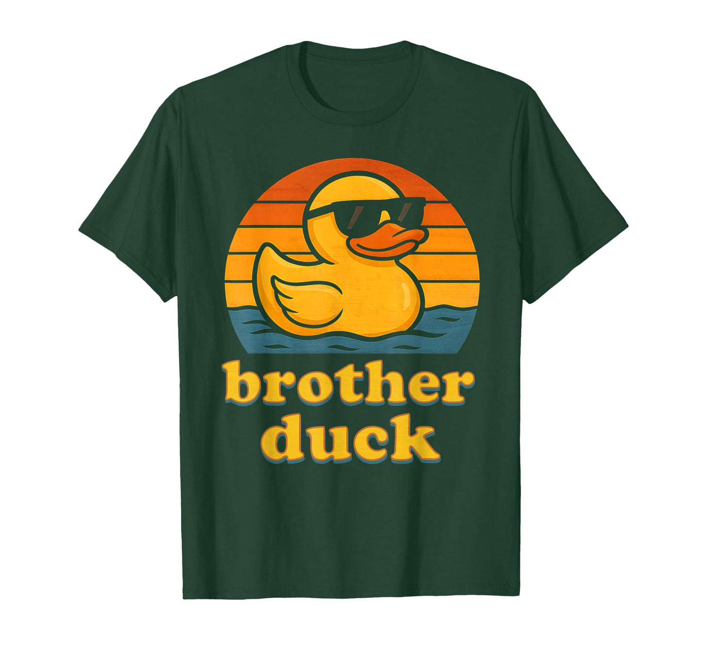 Brother Duck Rubber Duck Vintage Rubber Duckie Birthday Boys T-Shirt