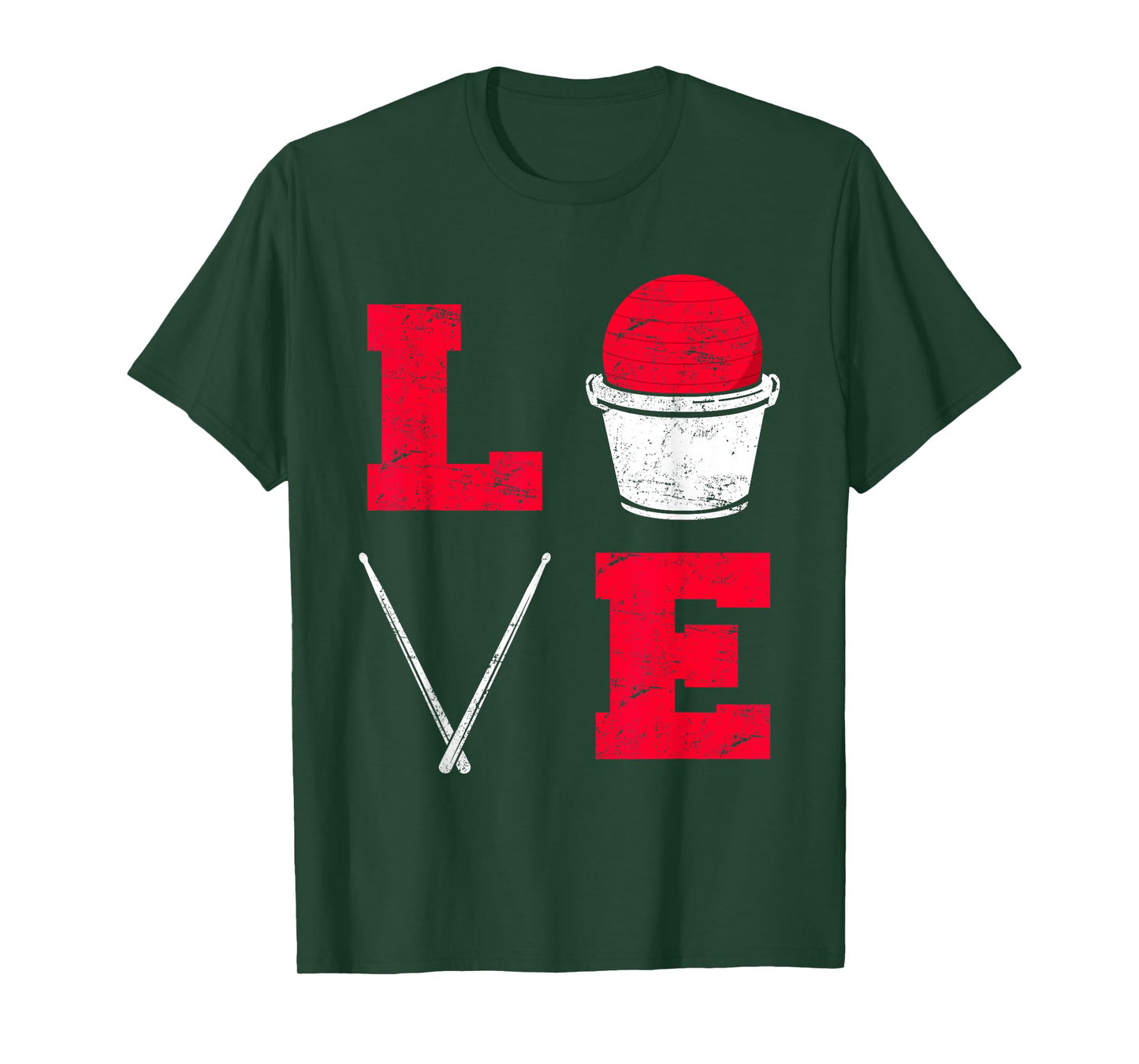 Cardio Drumming Love Fitness Class Gym Workout Exercise T-Shirt