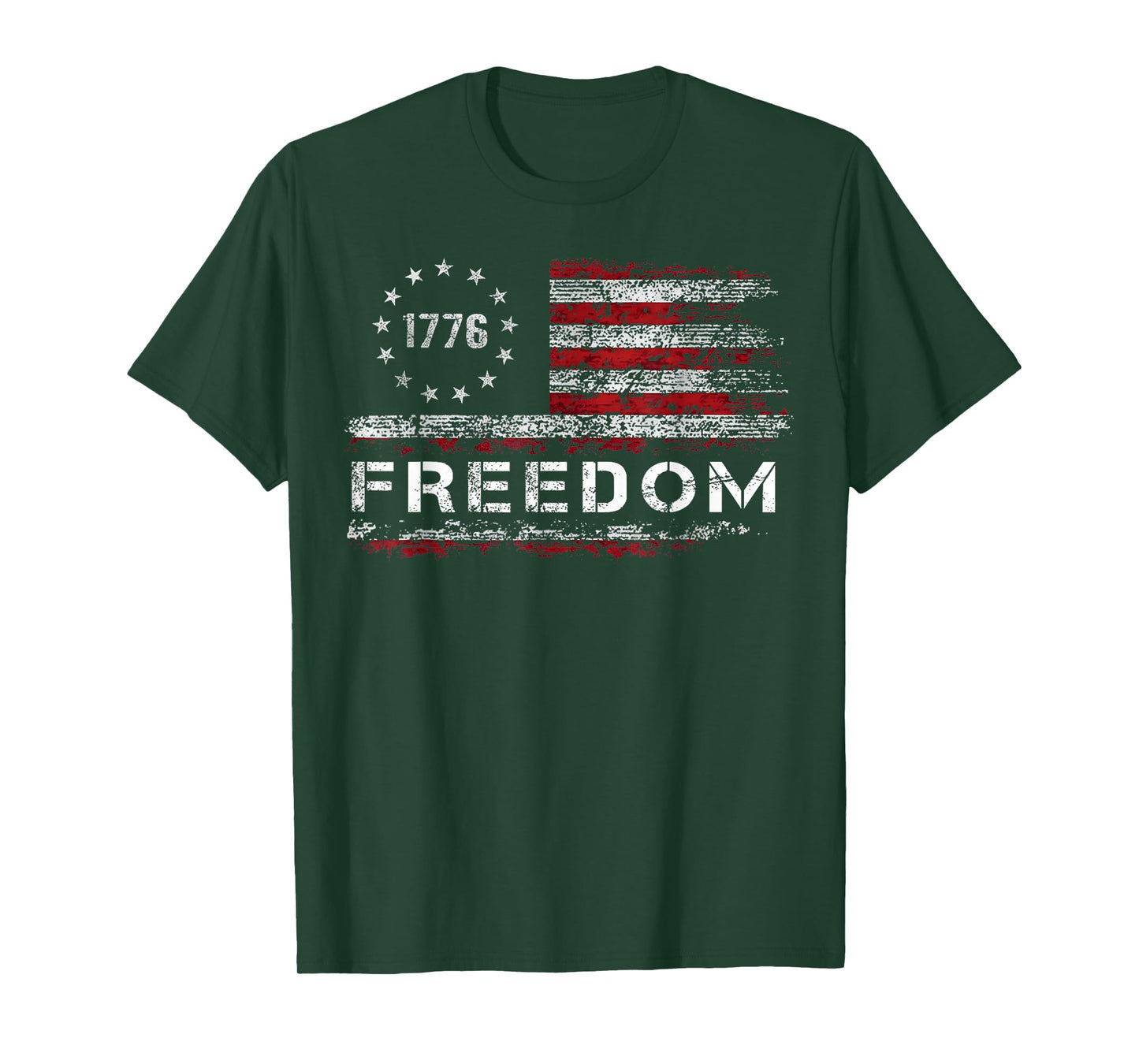 Freedom Vintage America Flag T-Shirt