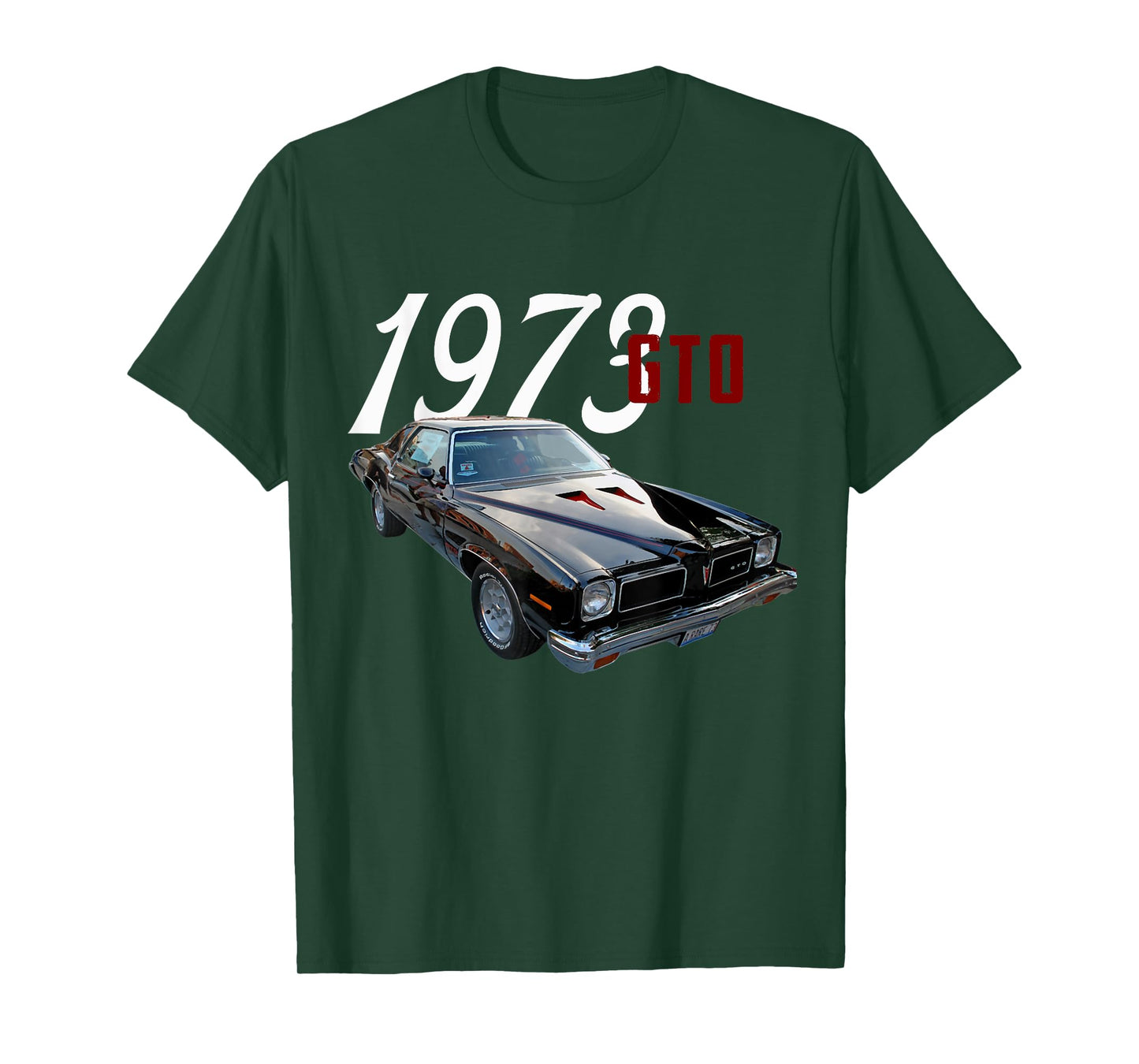 1973 73 GTO Classic Car Old School Muscle Car T-Shirt