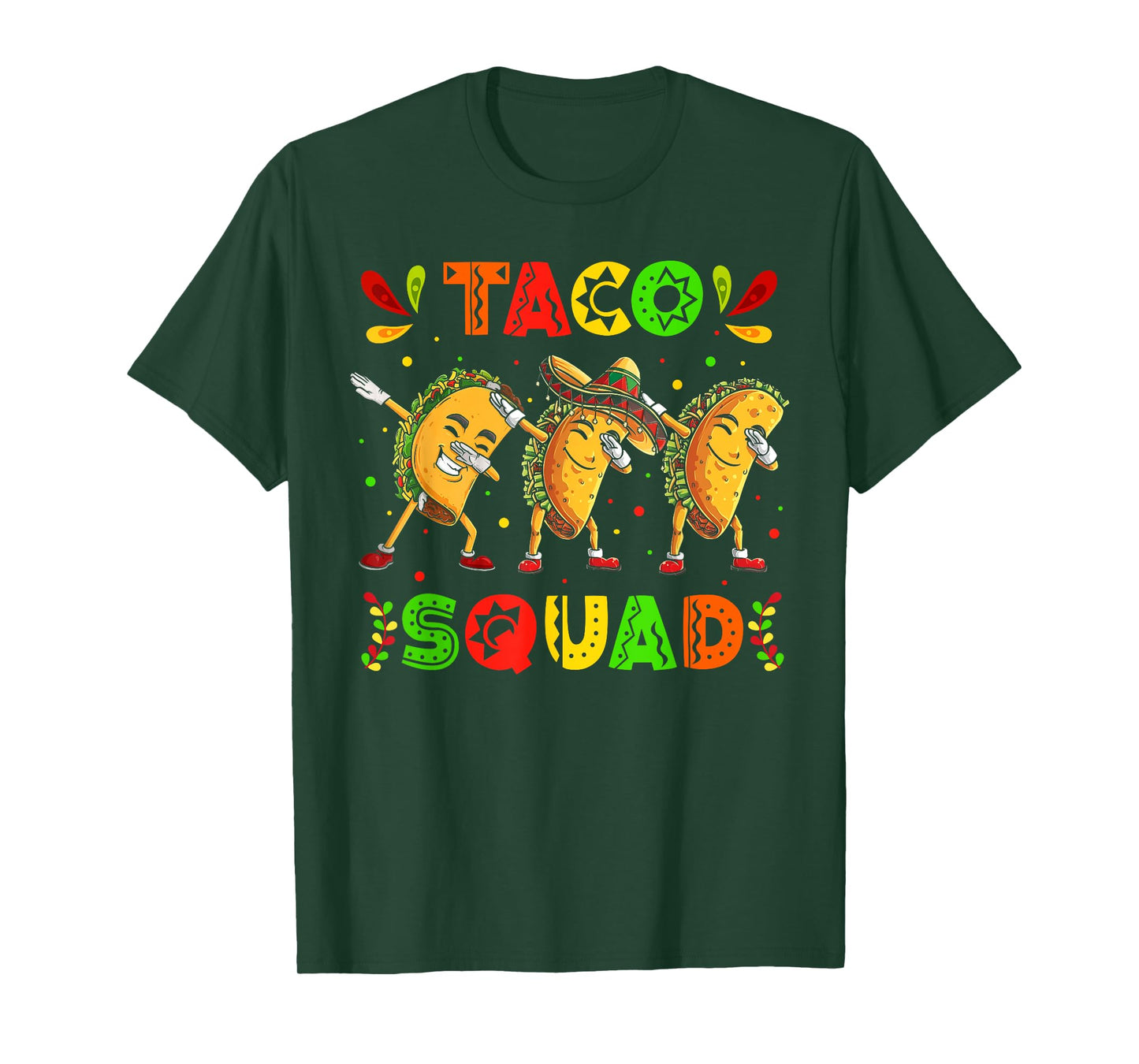 Funny Taco Squad Cute Mexican Food Lover Cinco De Mayo Party T-Shirt