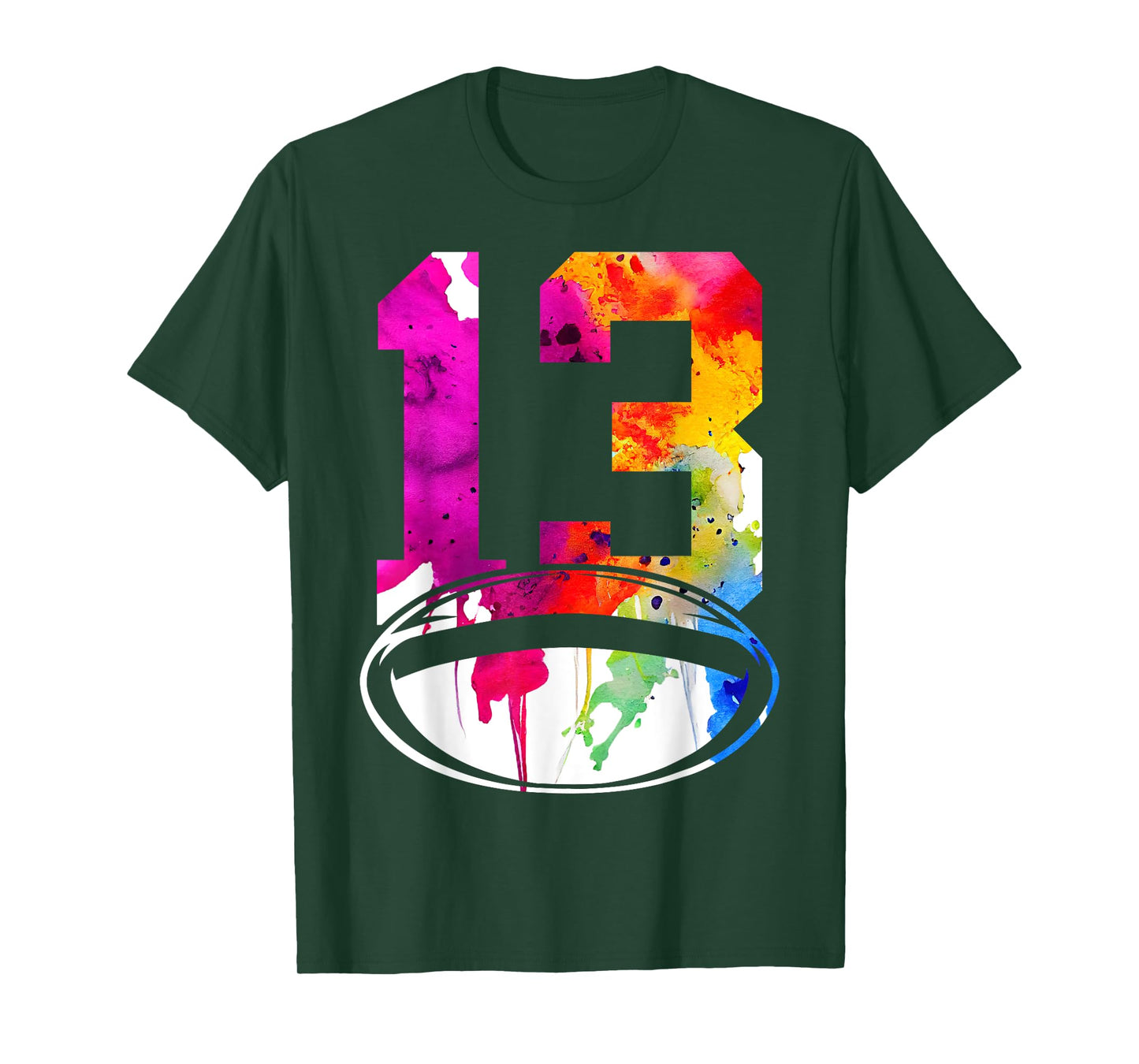 NUMBER 13 RUGBY 13TH BIRTHDAY T-Shirt
