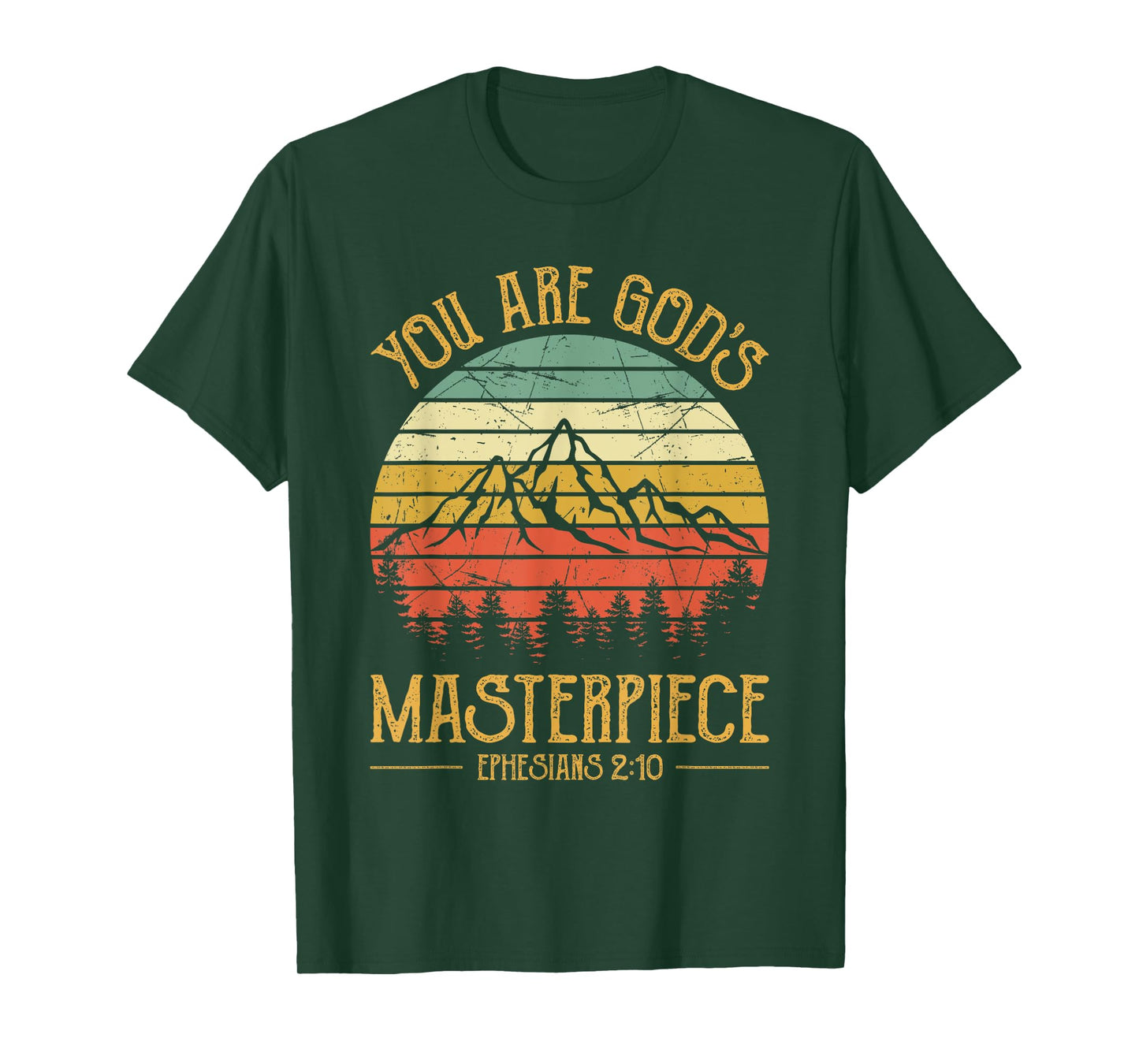 You Are God's Masterpiece Tshirt Mens Womens Kids Christian T-Shirt
