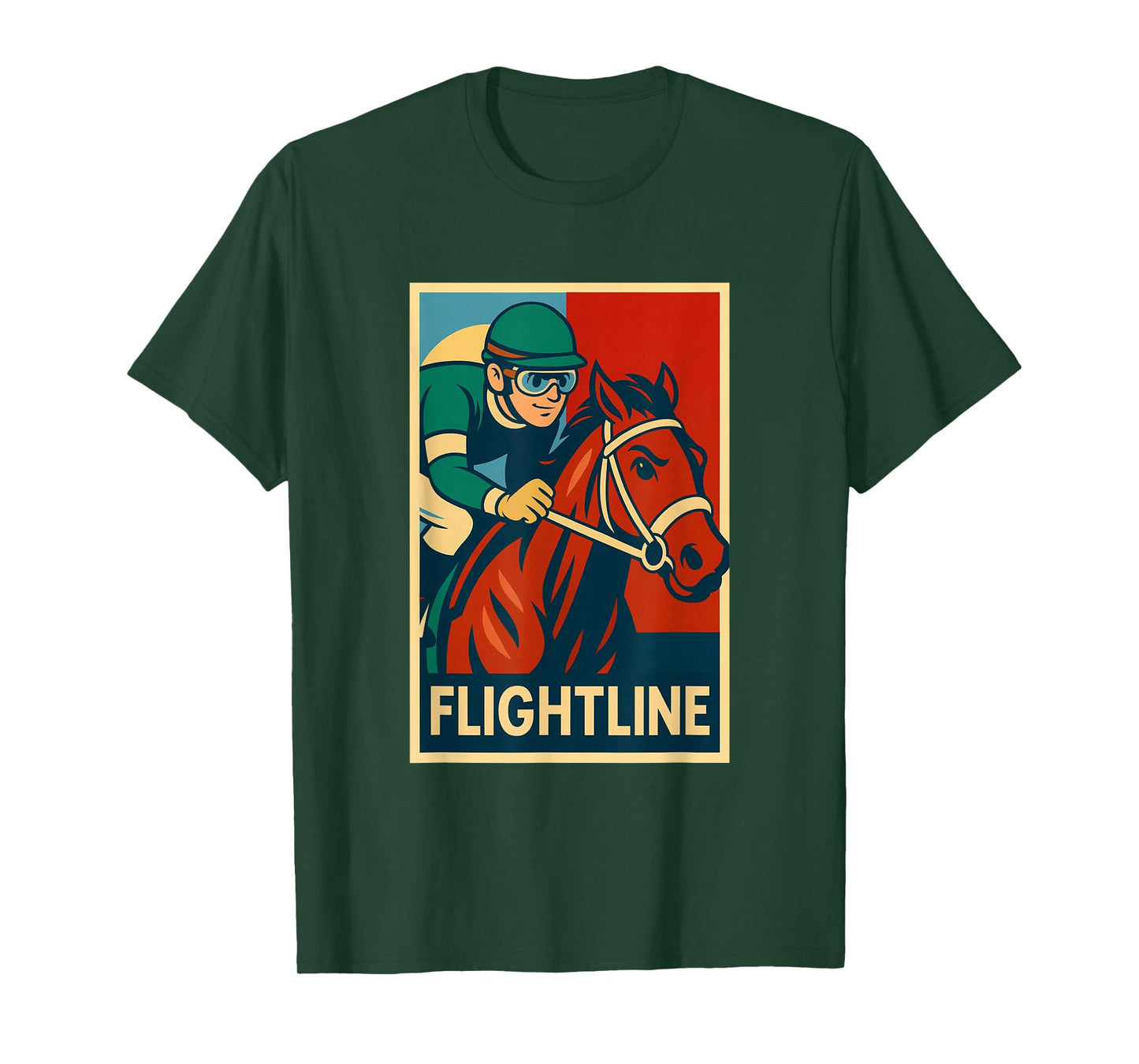 Flightline Horse, Horse Racing, Del Mar, Santa Anita, Horse T-Shirt