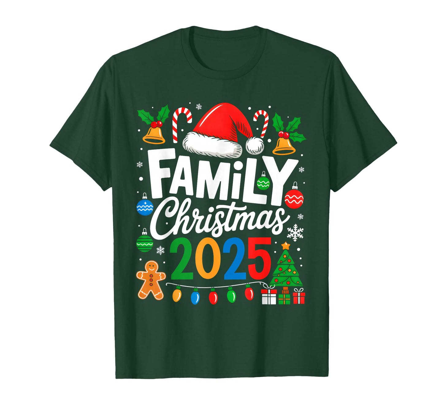 Family Christmas 2025 Matching Pajamas Xmas Family Christmas T-Shirt