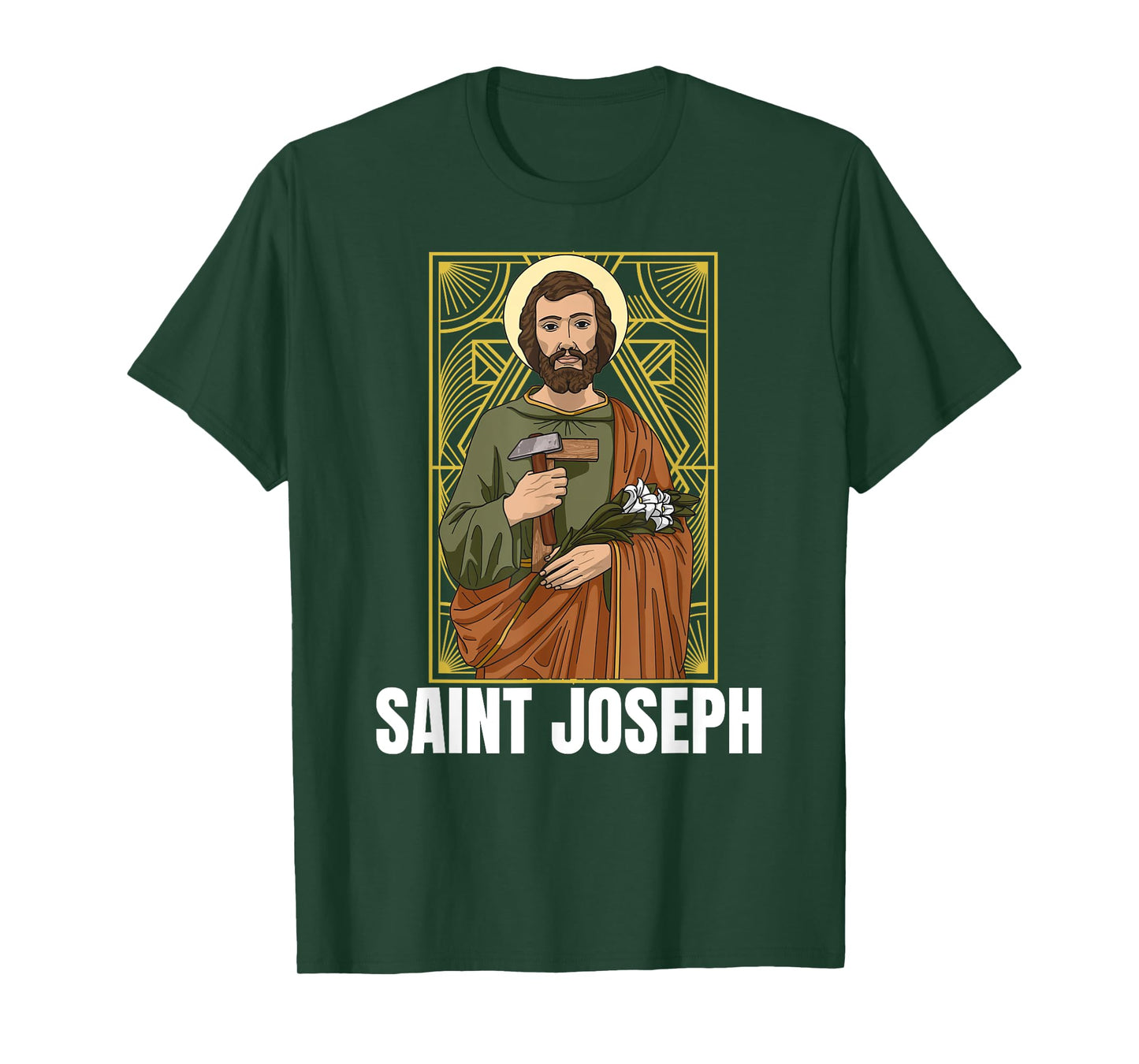 Saint Joseph Catholic Father And Worker T-Shirt