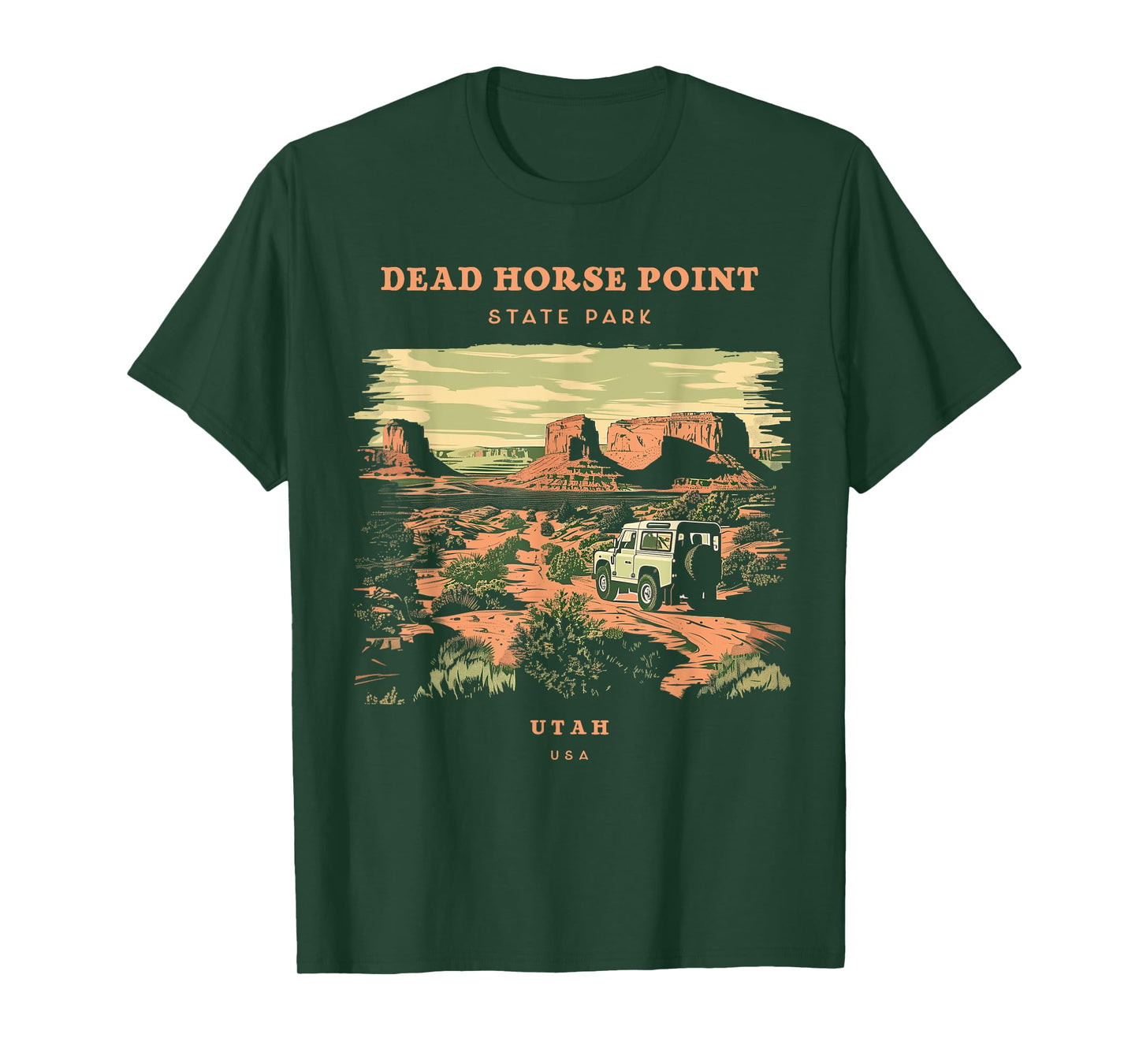 Dead Horse Point State Park Utah Retro Vintage T-Shirt