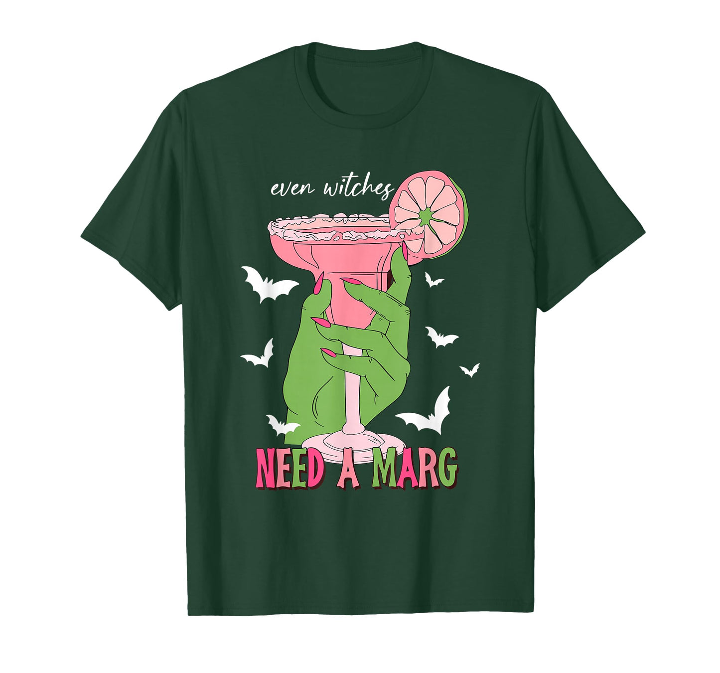Even Witches Need a Marg Halloween Witch Drink Cocktail Marg T-Shirt