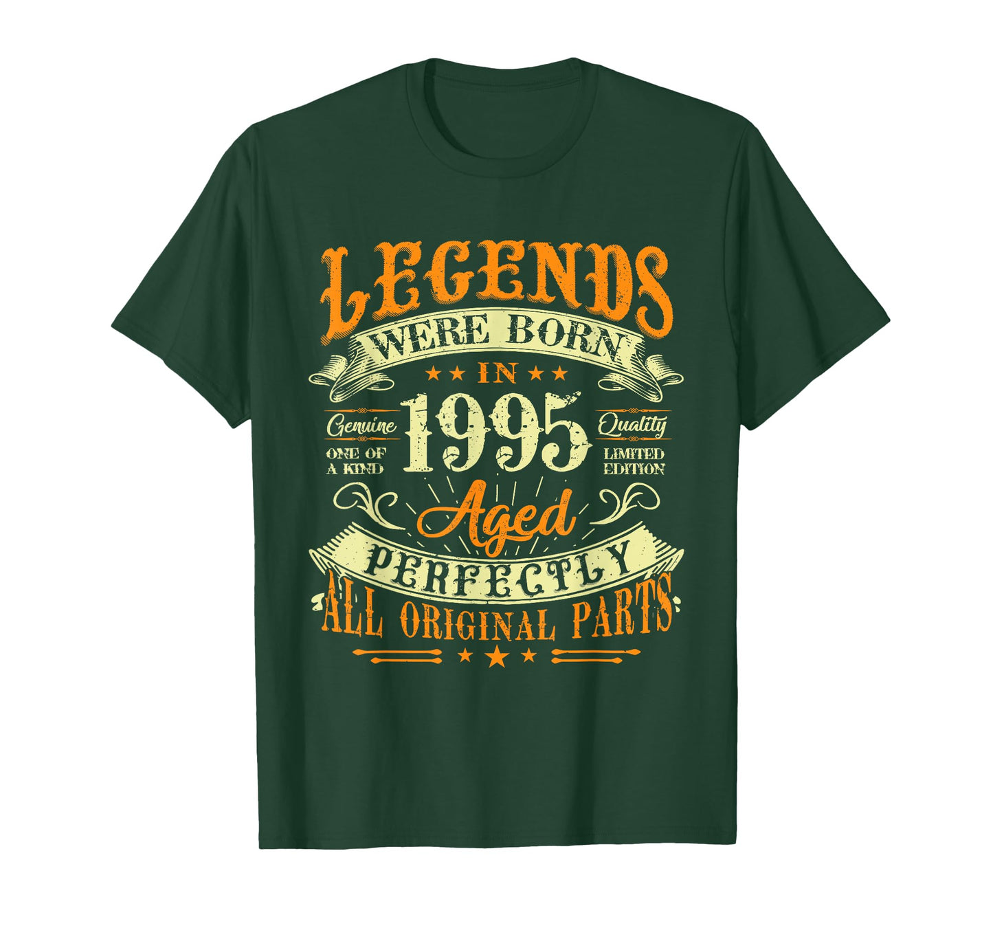 30th Birthday Vintage Legends Born In 1995 30 Years Old T-Shirt
