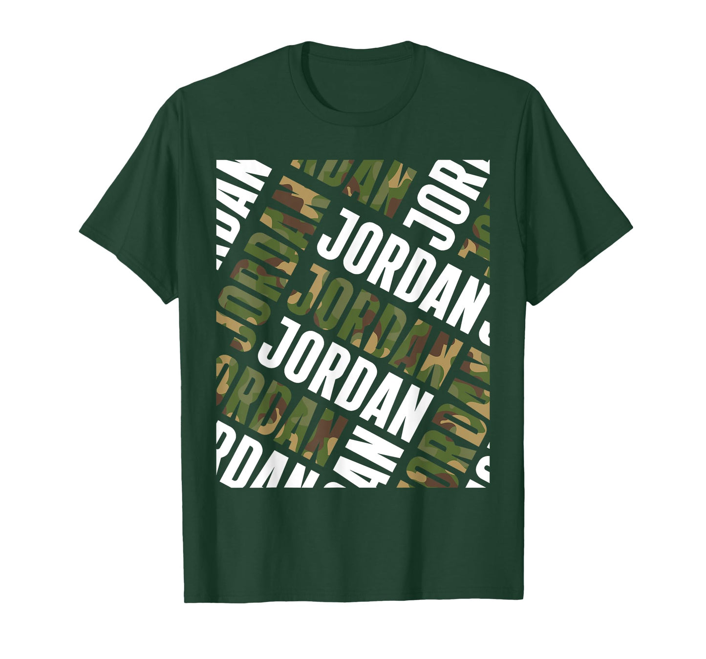 Diagonal Jordan Pattern Camo Pattern Camouflage T-Shirt