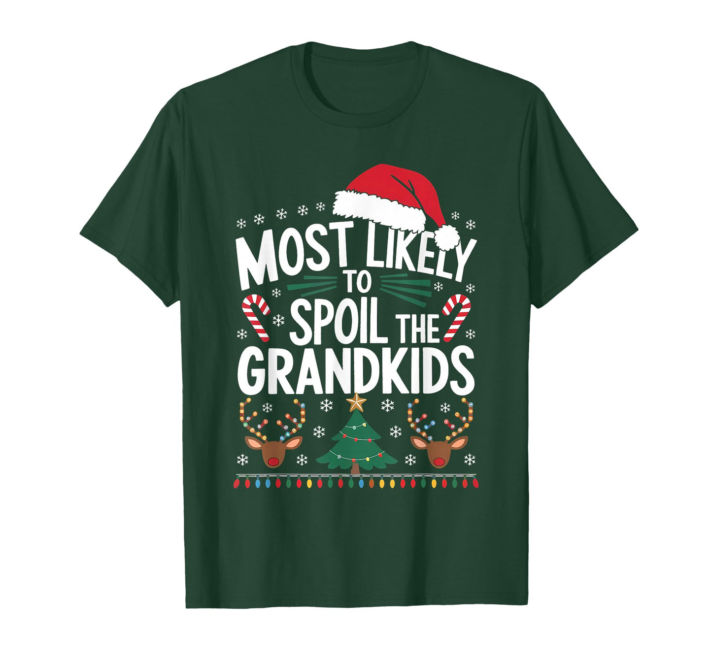 Christmas Party Most Likely to Spoil The Grandkids Funny T-Shirt