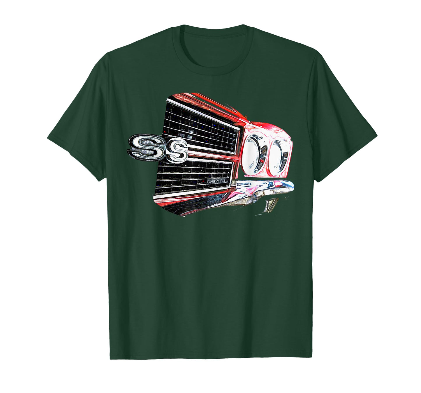 1970 70 Chevelle SS Half Grill Trending Chevys Muscle Car T-Shirt