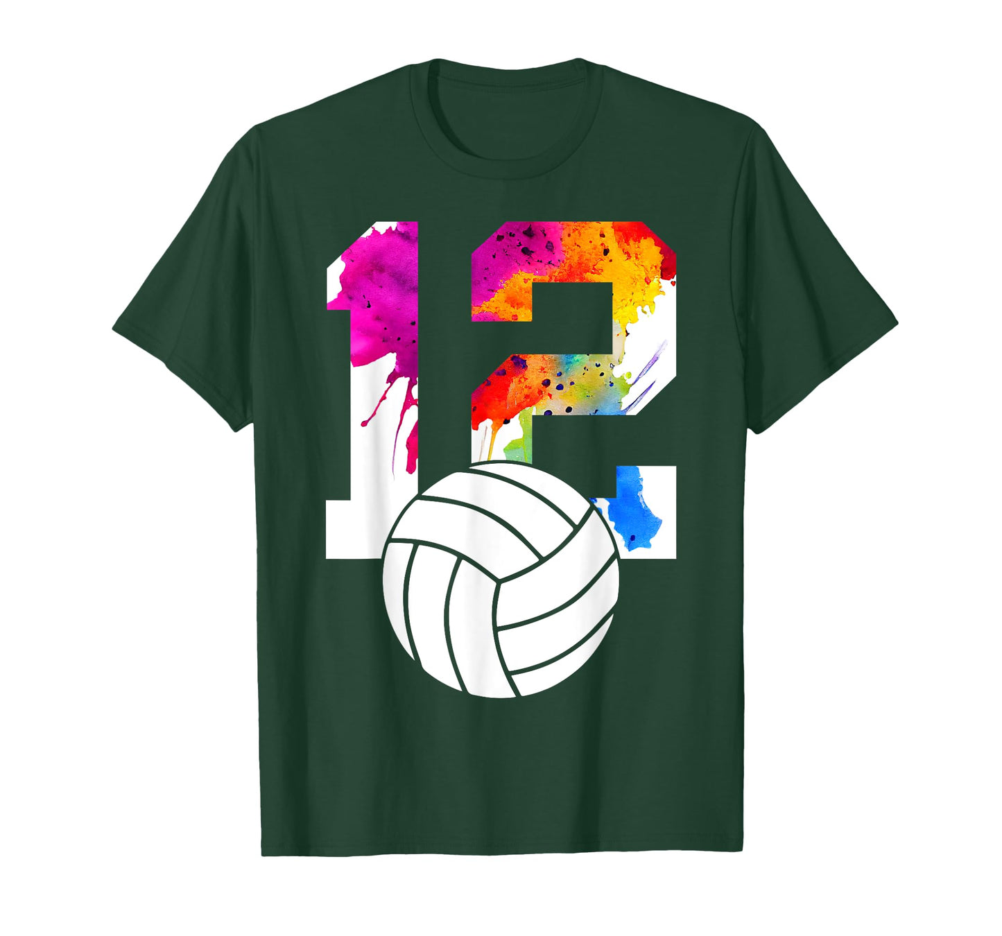 NUMBER 12 VOLLEYBALL 12TH BIRTHDAY T-Shirt