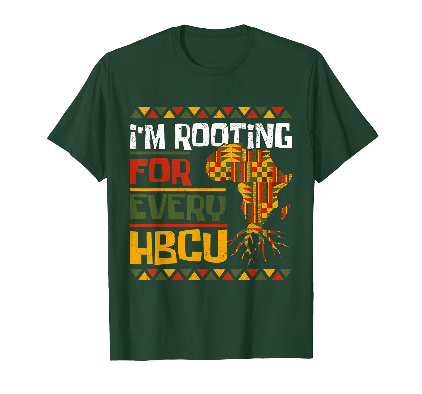 African Historical Black College I'm Rooting For Every HBCU T-Shirt