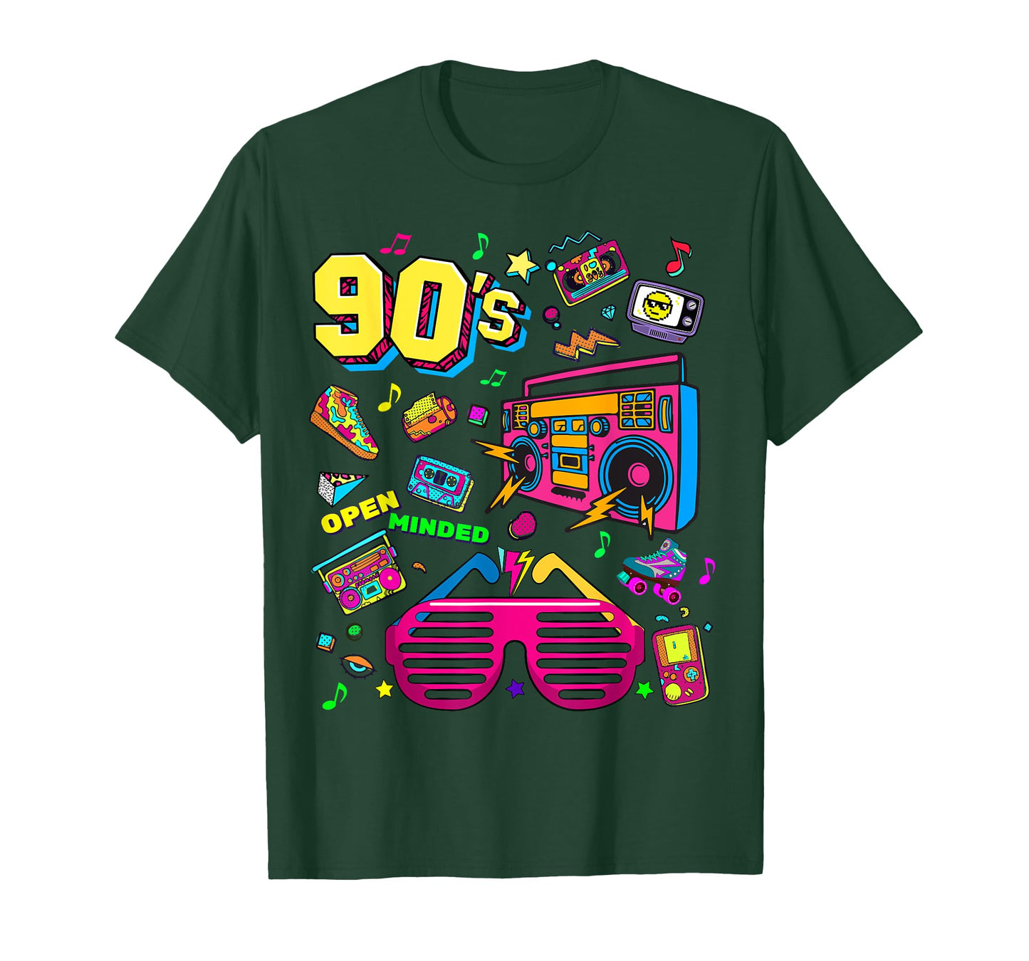 Men's Women's Kids Vintage Retro Back To 90's Graphic Design T-Shirt