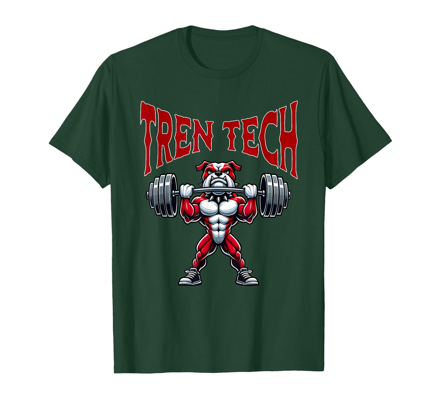 Unique Tren Tech Gym Bodysuit Tee for Men Fitness Workout T-Shirt
