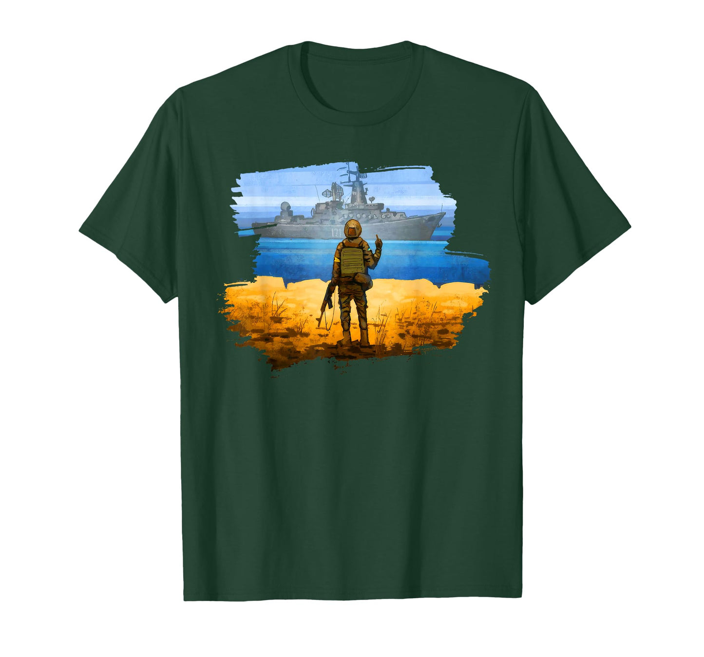 Ukraine Stamp Ukraine Postage Stamp Flag Ukrainian Pride T-Shirt