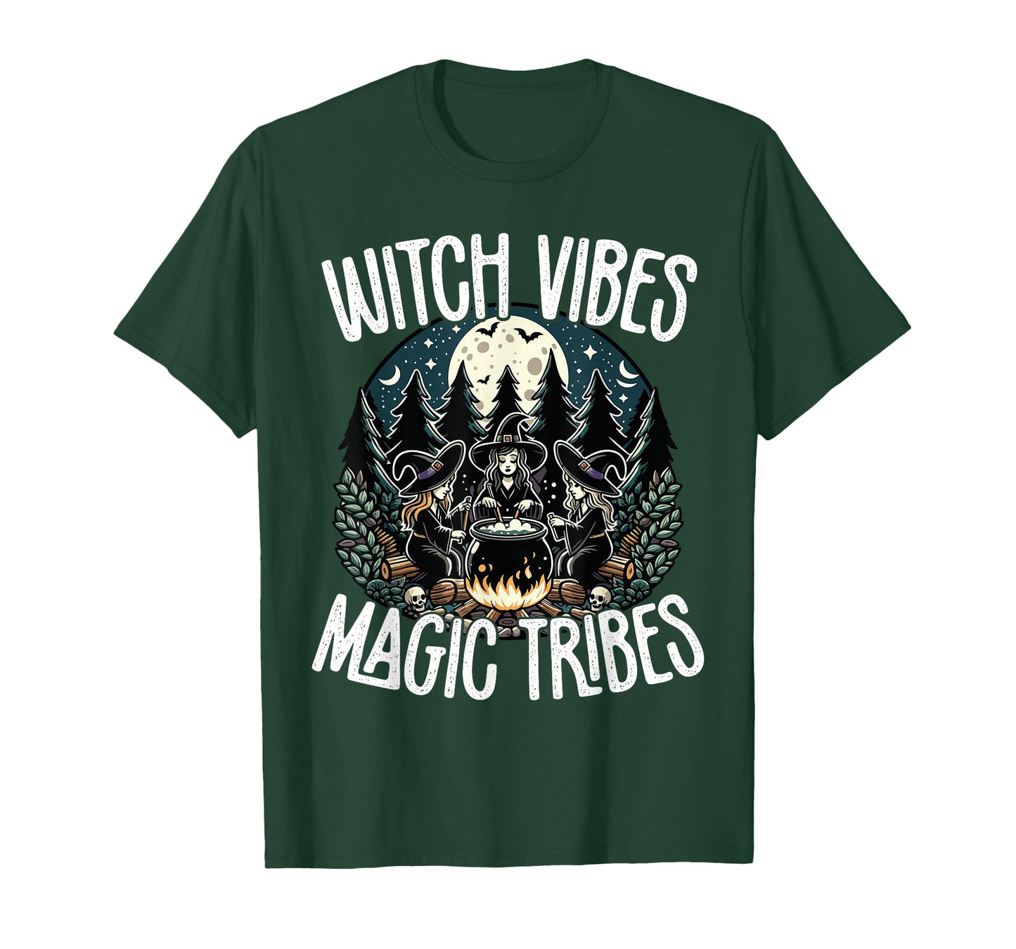 Witch Vibes Magic Tribes Full Moon Coven T-Shirt