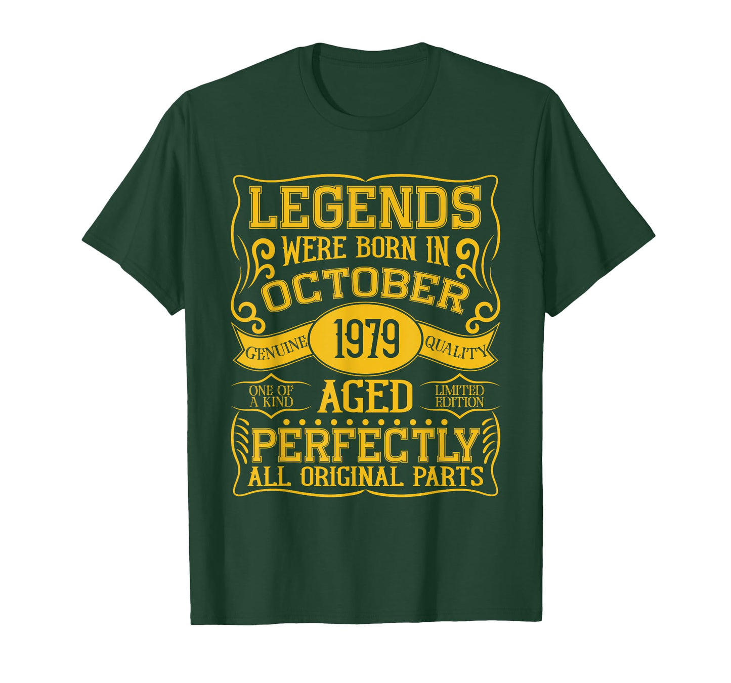 45th Birthday Legends Were Born In October 1979 T-Shirt