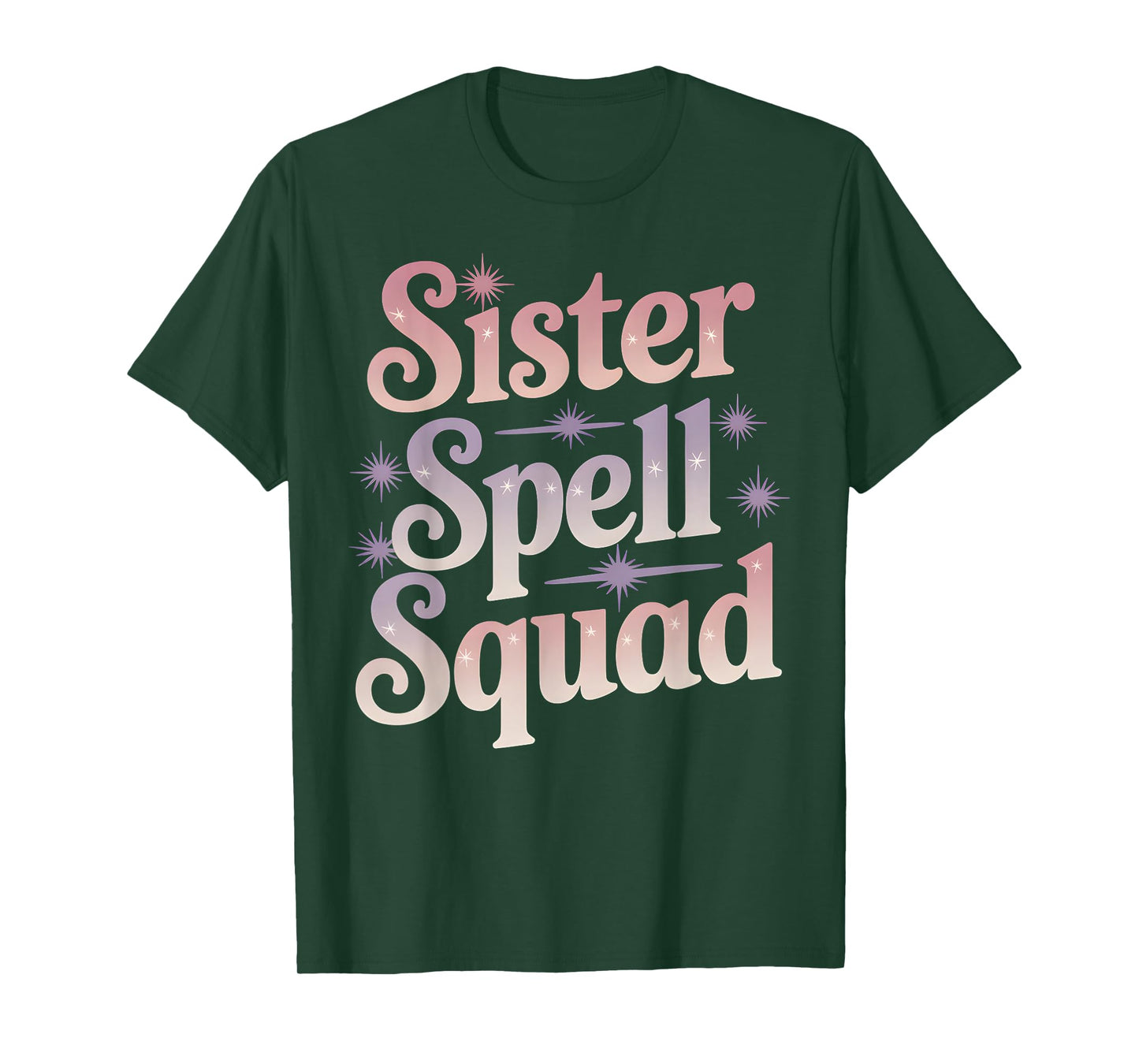 Sister Spell Squad Matching Witch Halloween Outfit T-Shirt