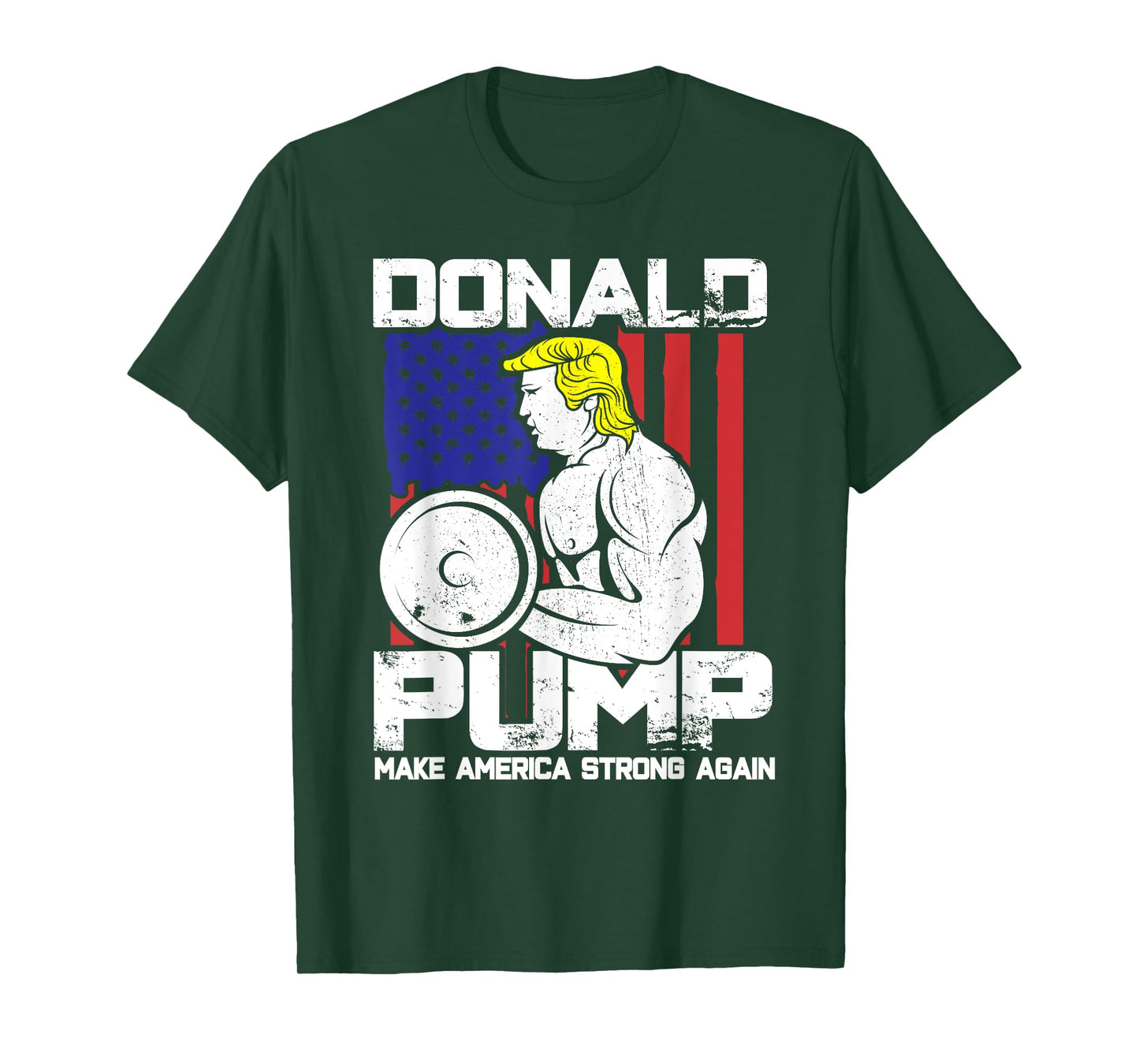 Funny Donald Trump Weight Lifting Workout Gym T-Shirt T-Shirt