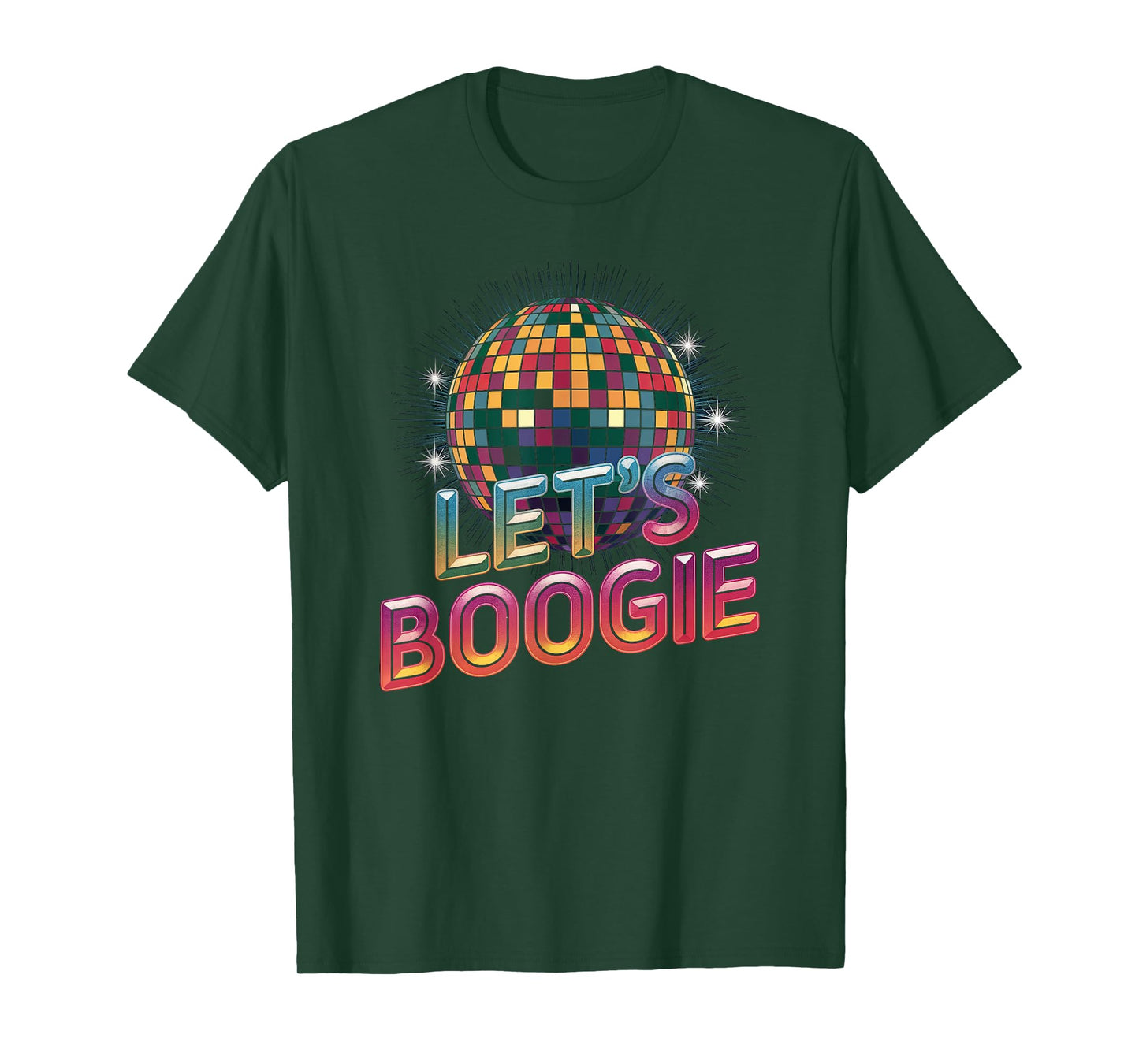 Disco Ball Vintage Retro let's boogie fever discoball party T-Shirt