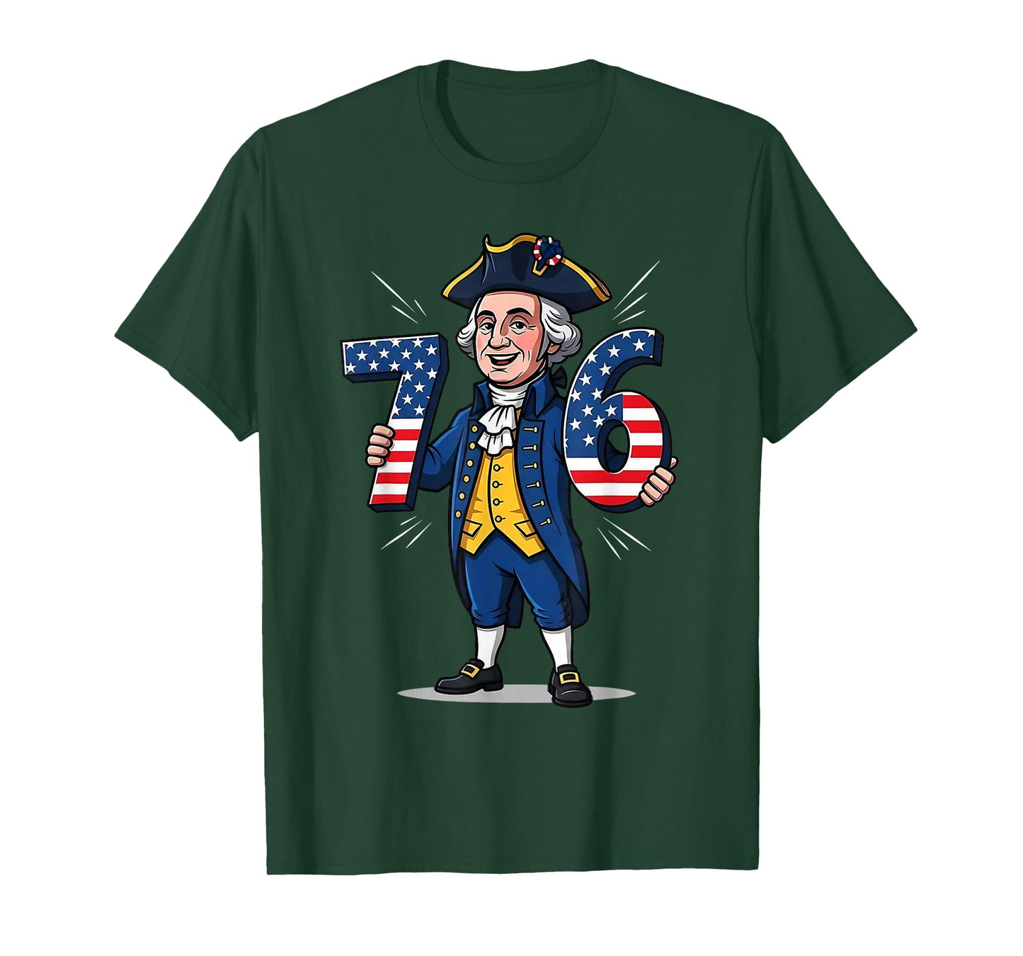 6-7 7-6 George Washington Shirt Six Seven American Design T-Shirt