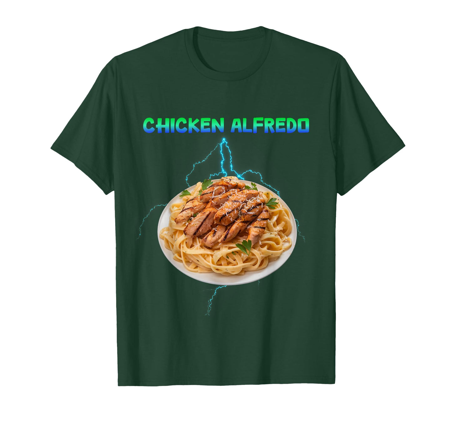 Chicken Alfredo Meme Bootleg Rap Style 90s Vintage Funny T-Shirt