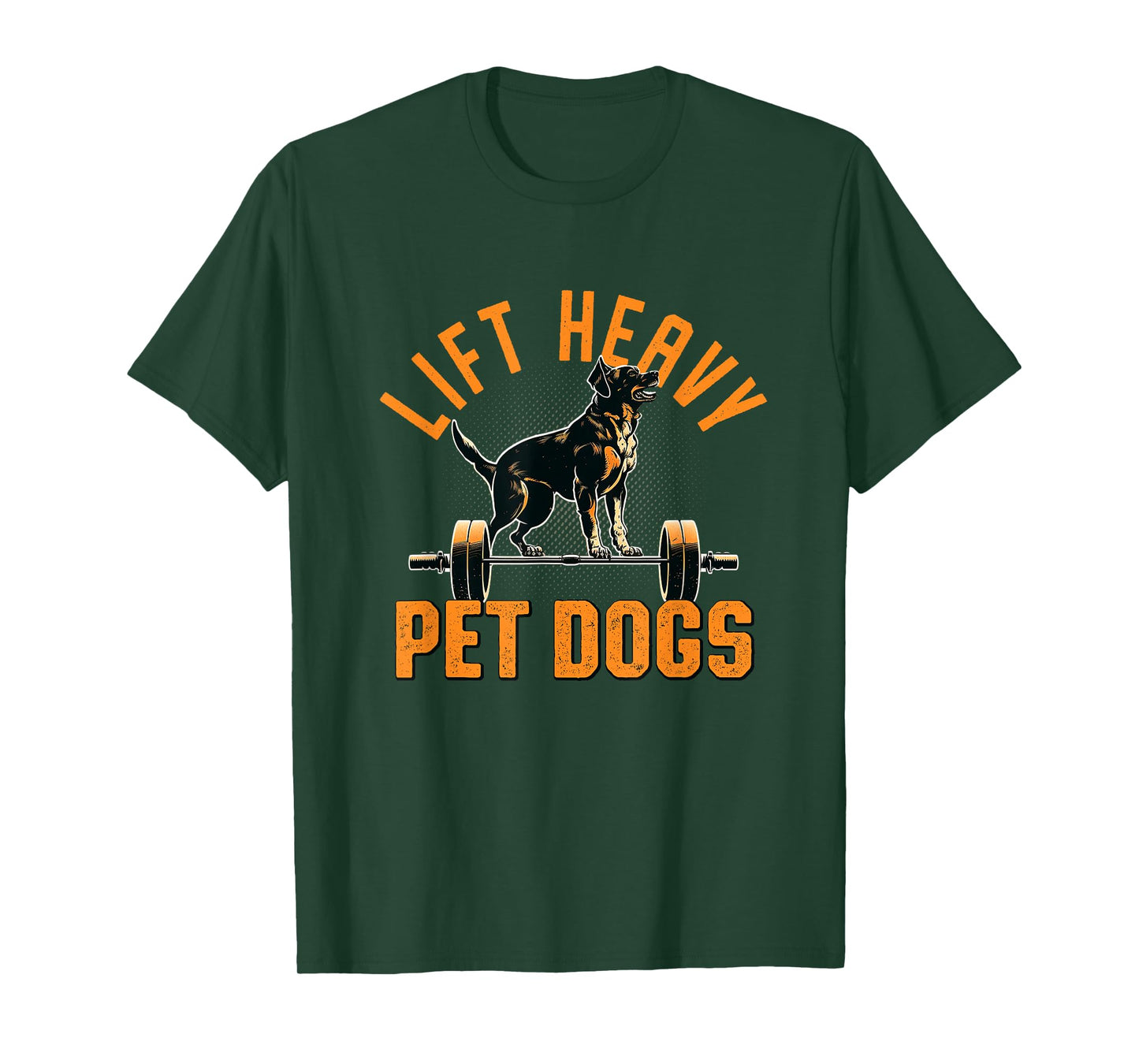 Lift Heavy Pet Dogs Gym Dog Lover Weightlifting Bodybuilder T-Shirt for Men Women